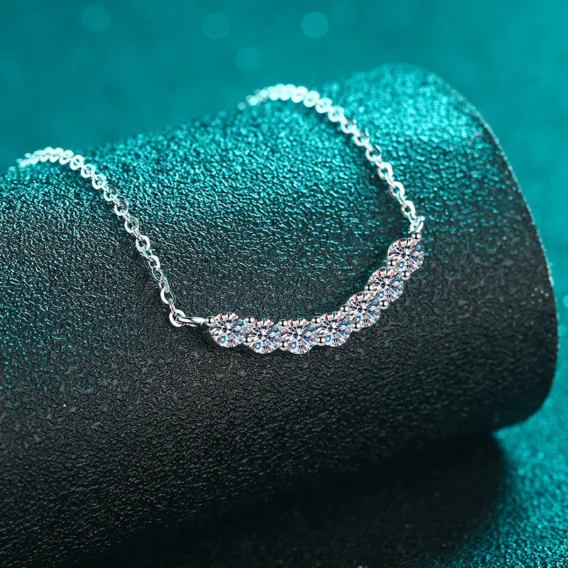 1.4 Carat Moissanite 925 Sterling Silver Necklace - Roe Creation