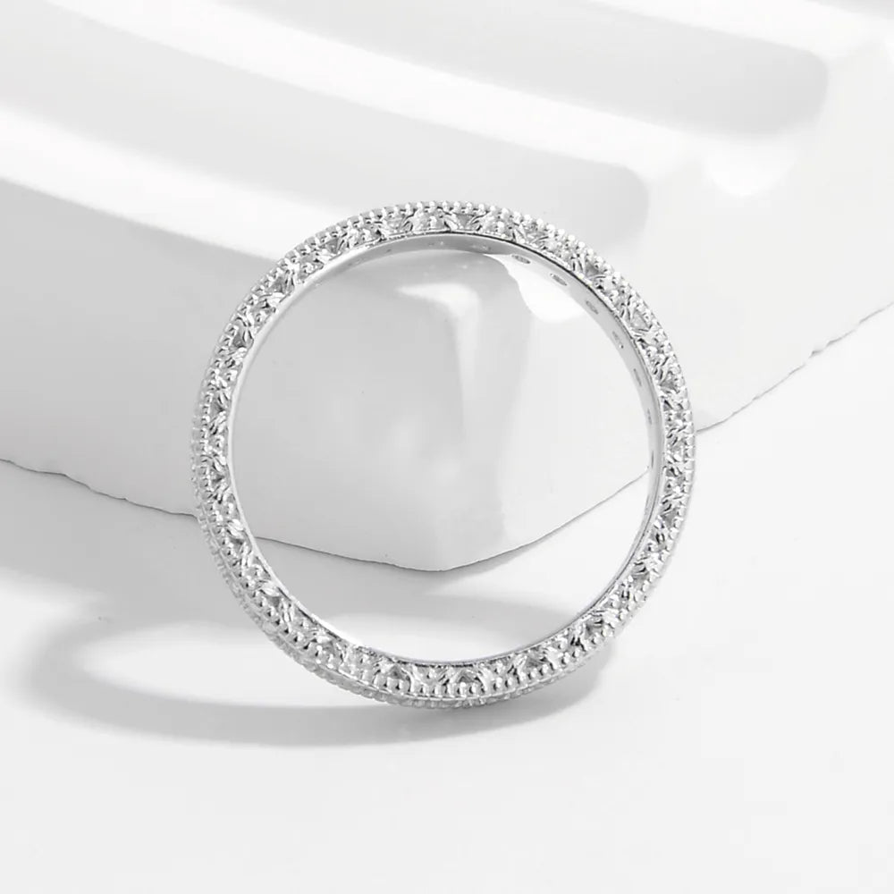 925 Sterling Silver Zircon Ring - Roe Creation