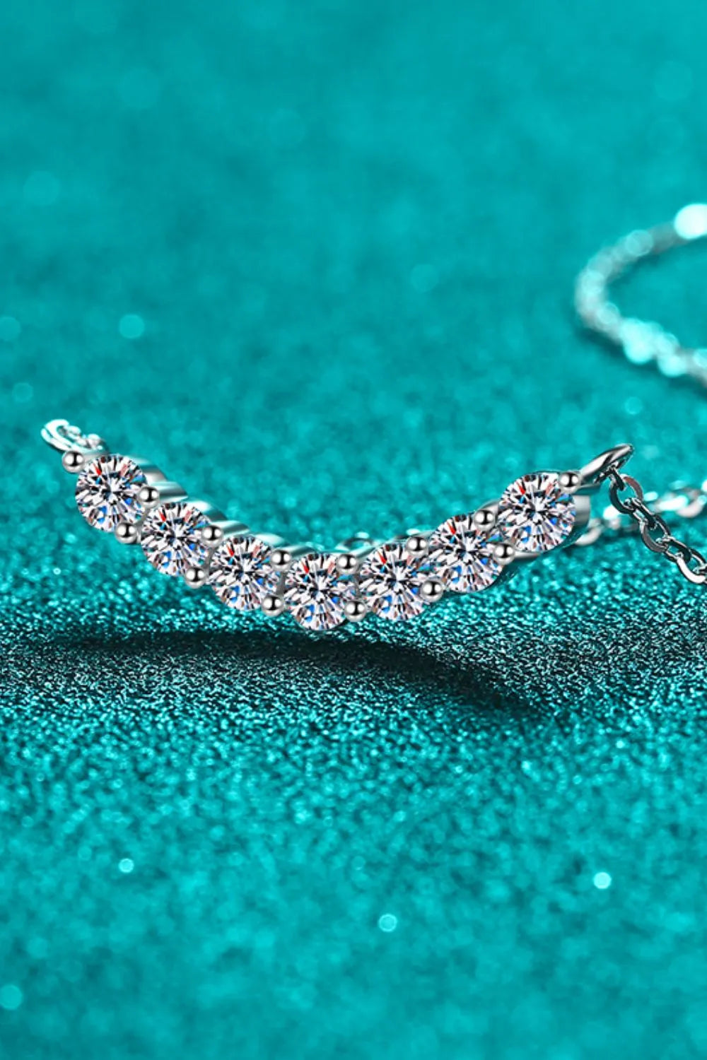 1.4 Carat Moissanite 925 Sterling Silver Necklace - Roe Creation