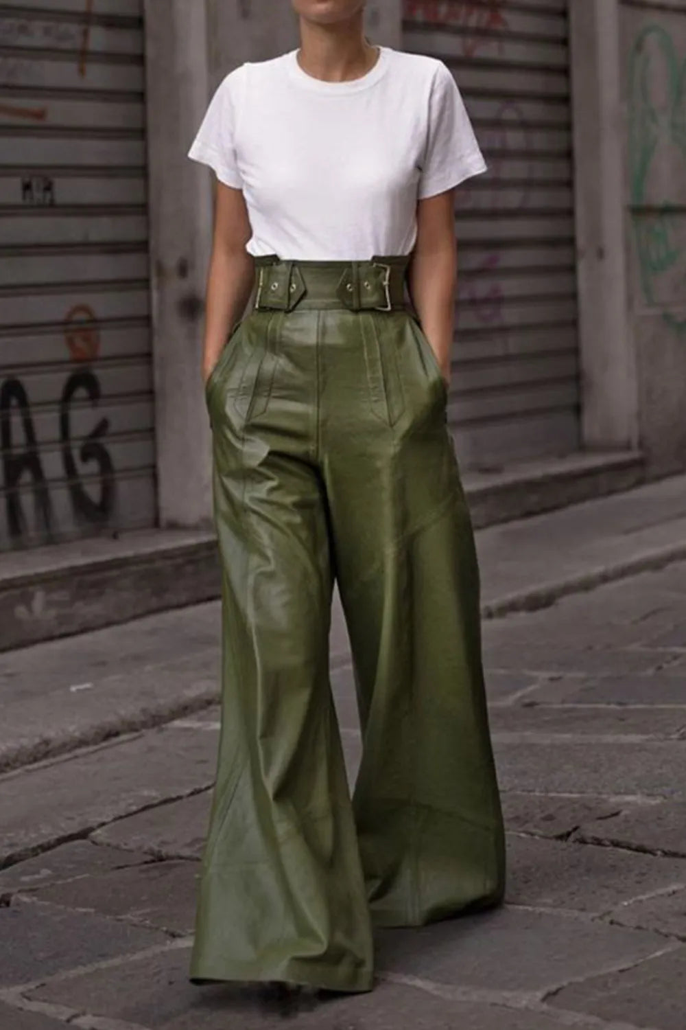 High Waist Wide Flare Pants - Roe Creation