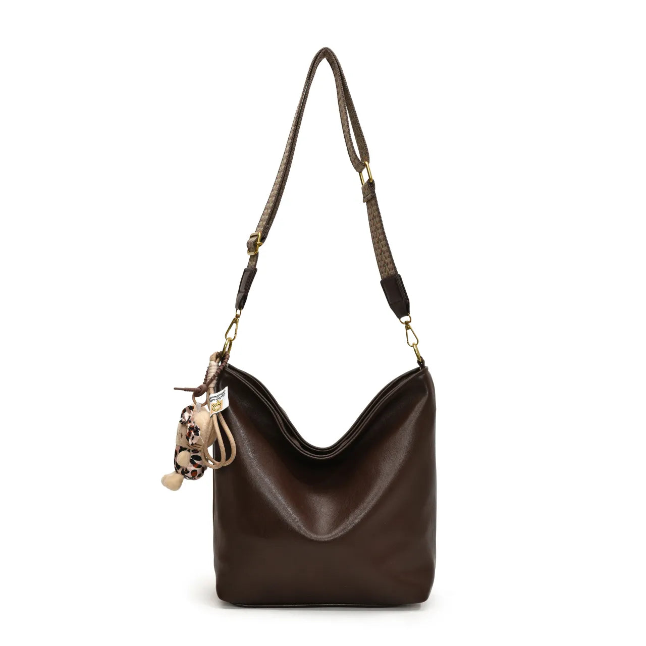 Leather Adjustable Strap Shoulder Bag - Roe Creation