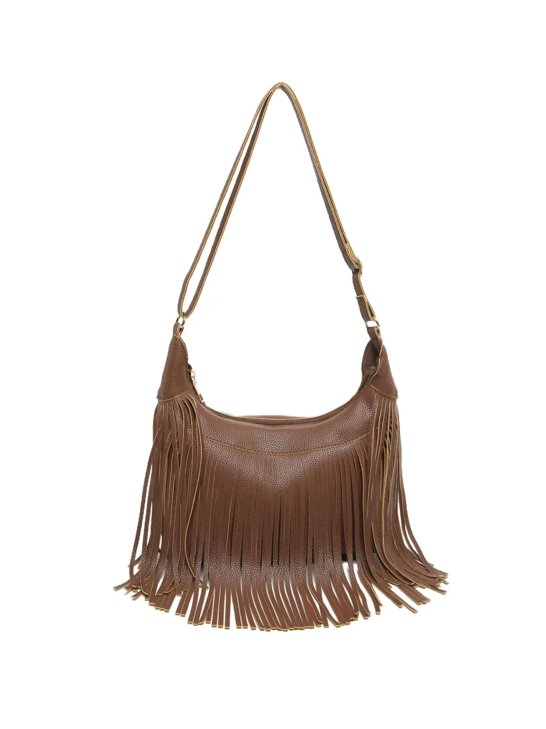 Fringe PU Leather Shoulder Bag - Roe Creation