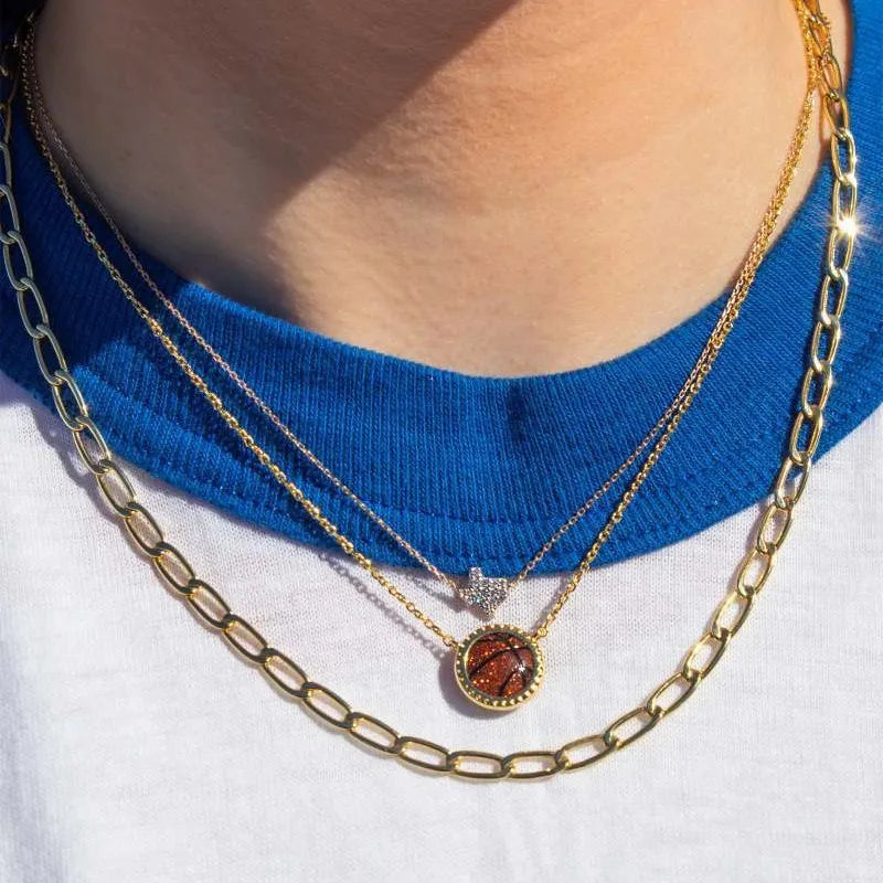 Sporty Element Resin Necklace - Roe Creation