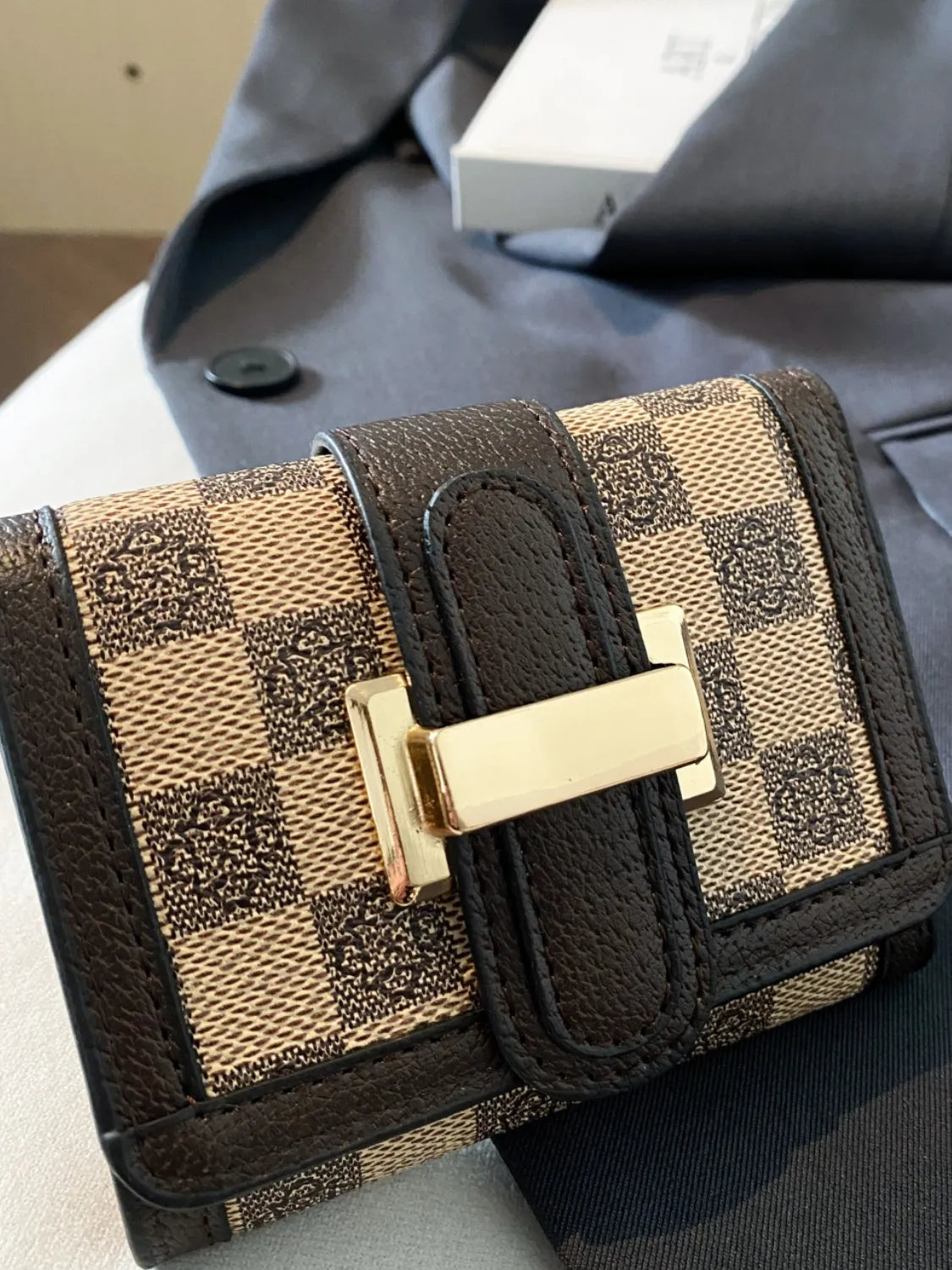 Printed PU Leather Wallet - Roe Creation
