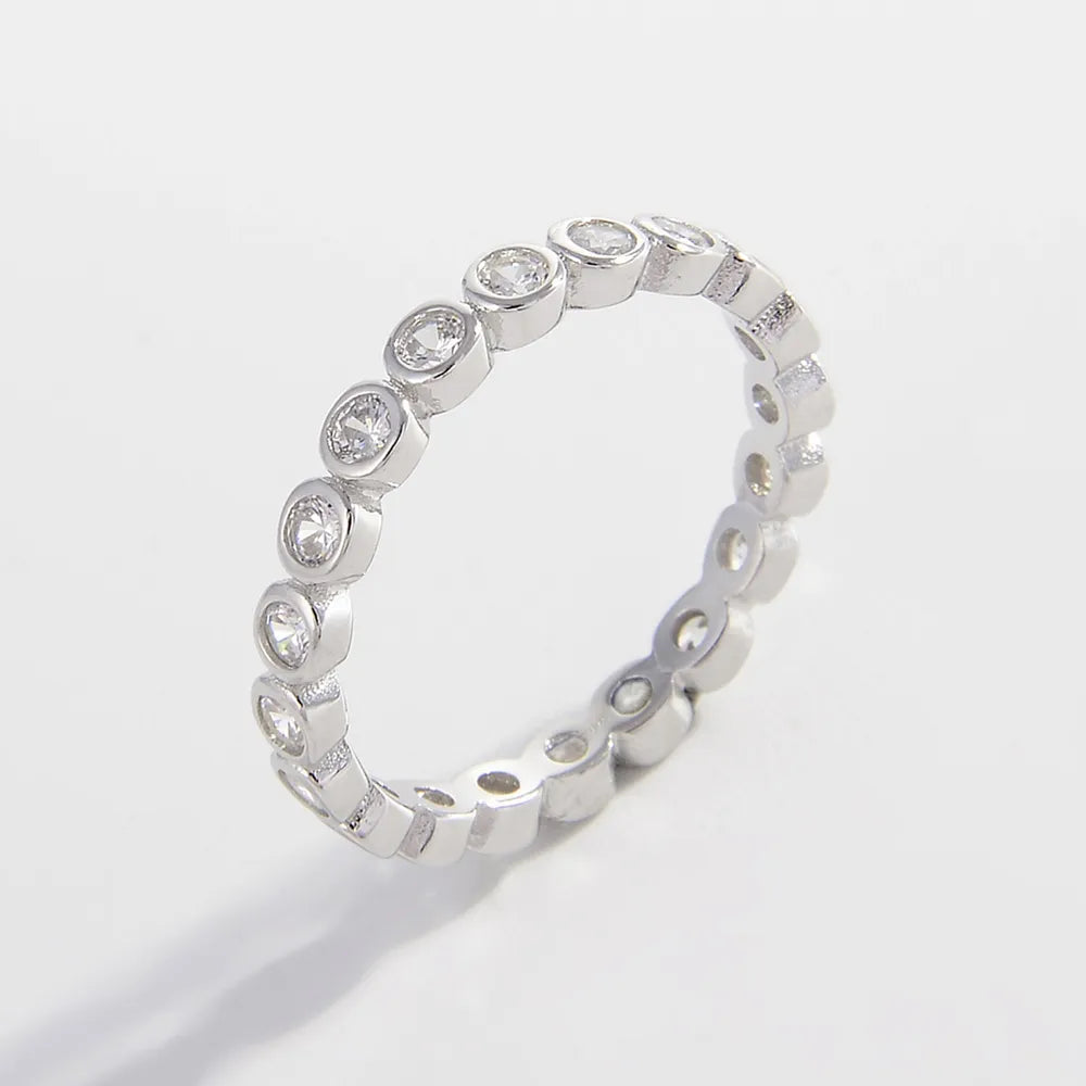 925 Sterling Silver Zircon Ring - Roe Creation