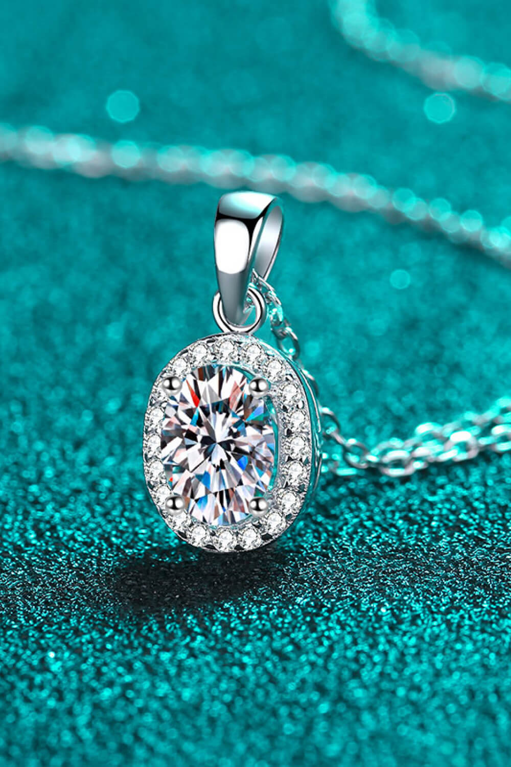 Be The One 1 Carat Moissanite Pendant Necklace - Roe Creation