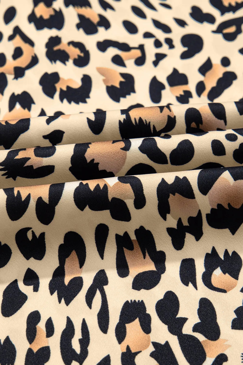 Parchment Leopard Drawstring Flowy Wide Leg Pants - Roe Creation