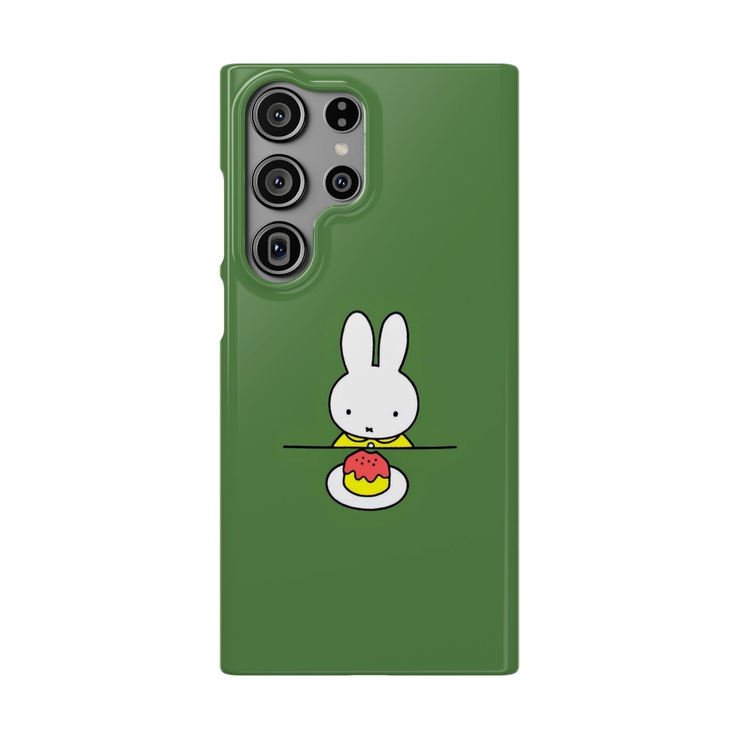 Miffy Phone Case, Snap Case, Green Miffy - iPhone, Samsung