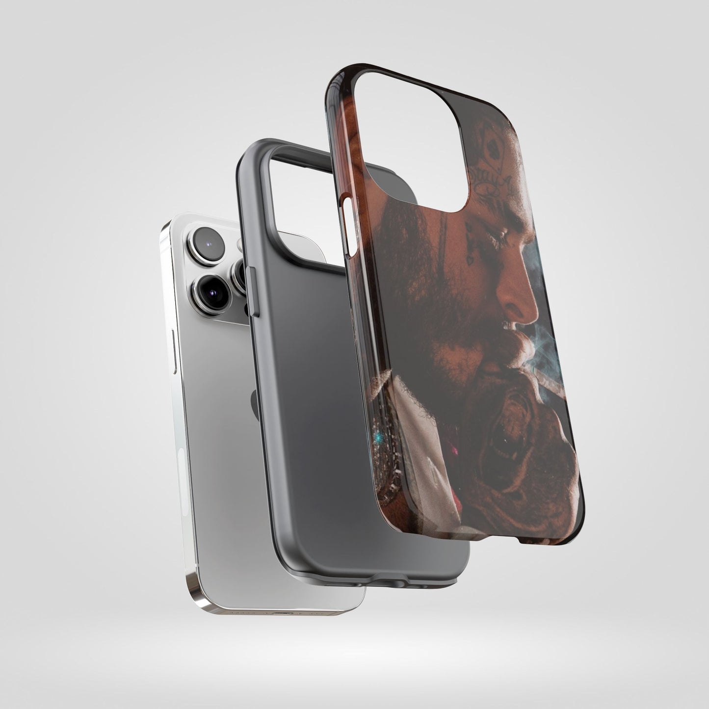 Post Malone Tough Cases for Fans - Artistic Phone Case with Smoky Vibe