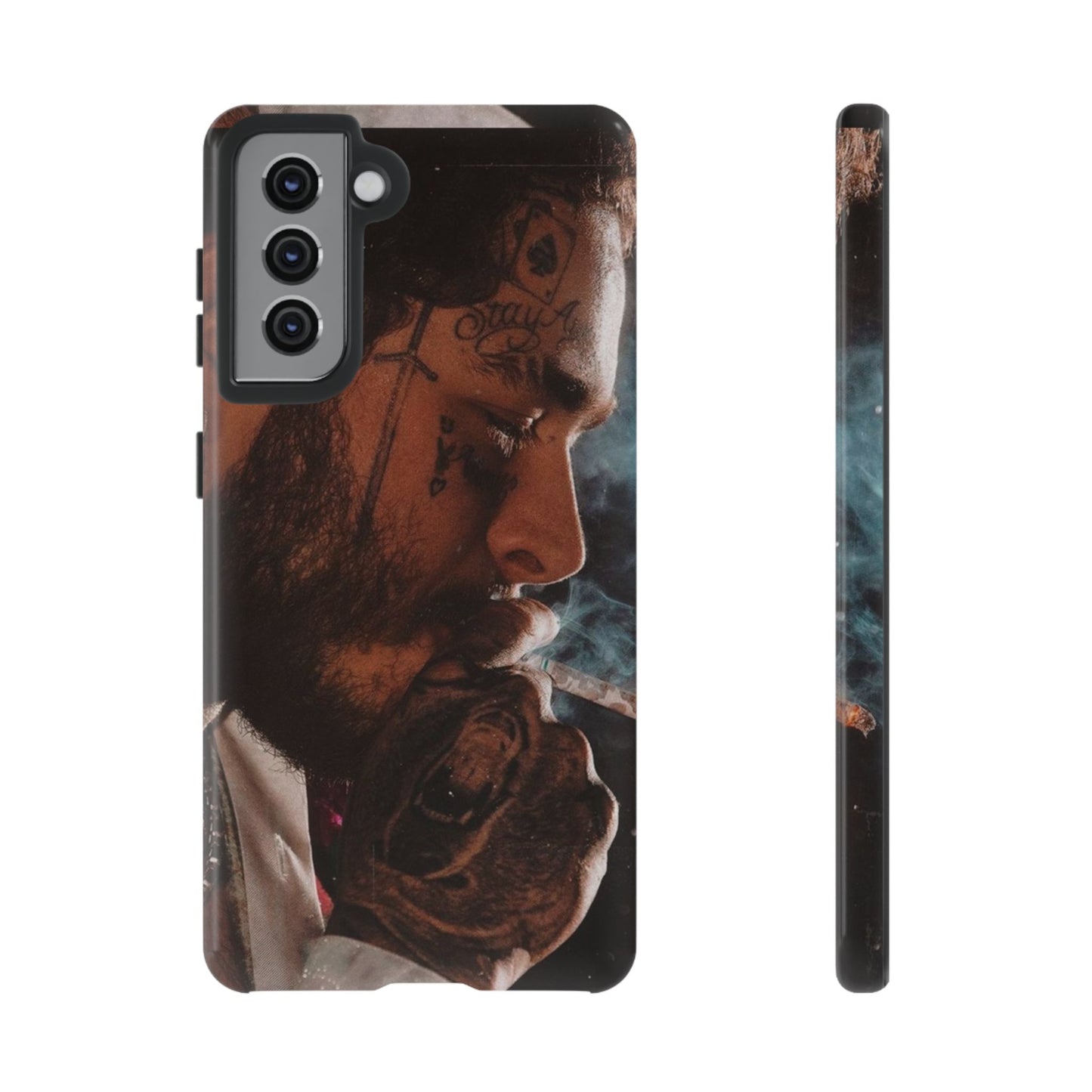 Post Malone Tough Cases for Fans - Artistic Phone Case with Smoky Vibe