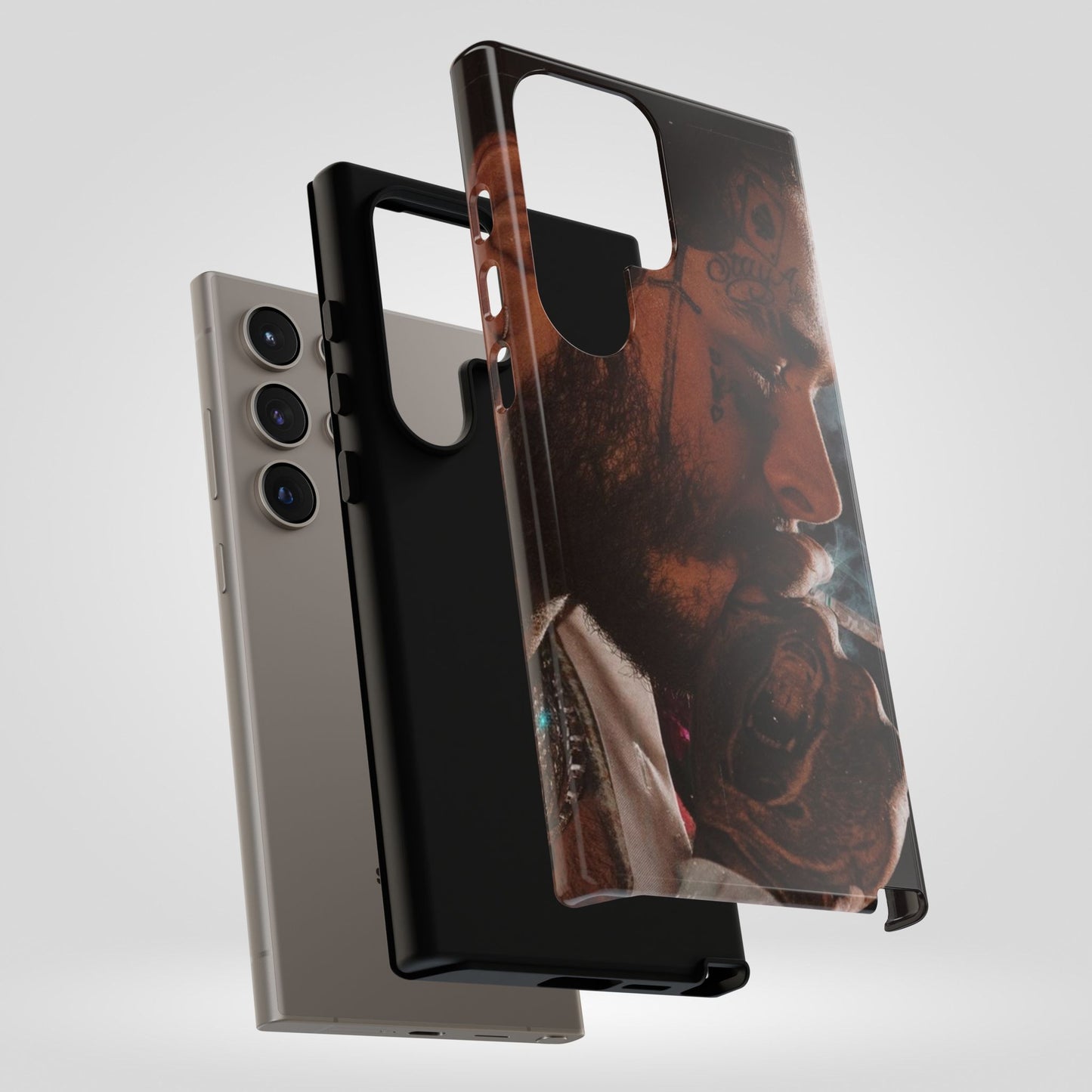Post Malone Tough Cases for Fans - Artistic Phone Case with Smoky Vibe