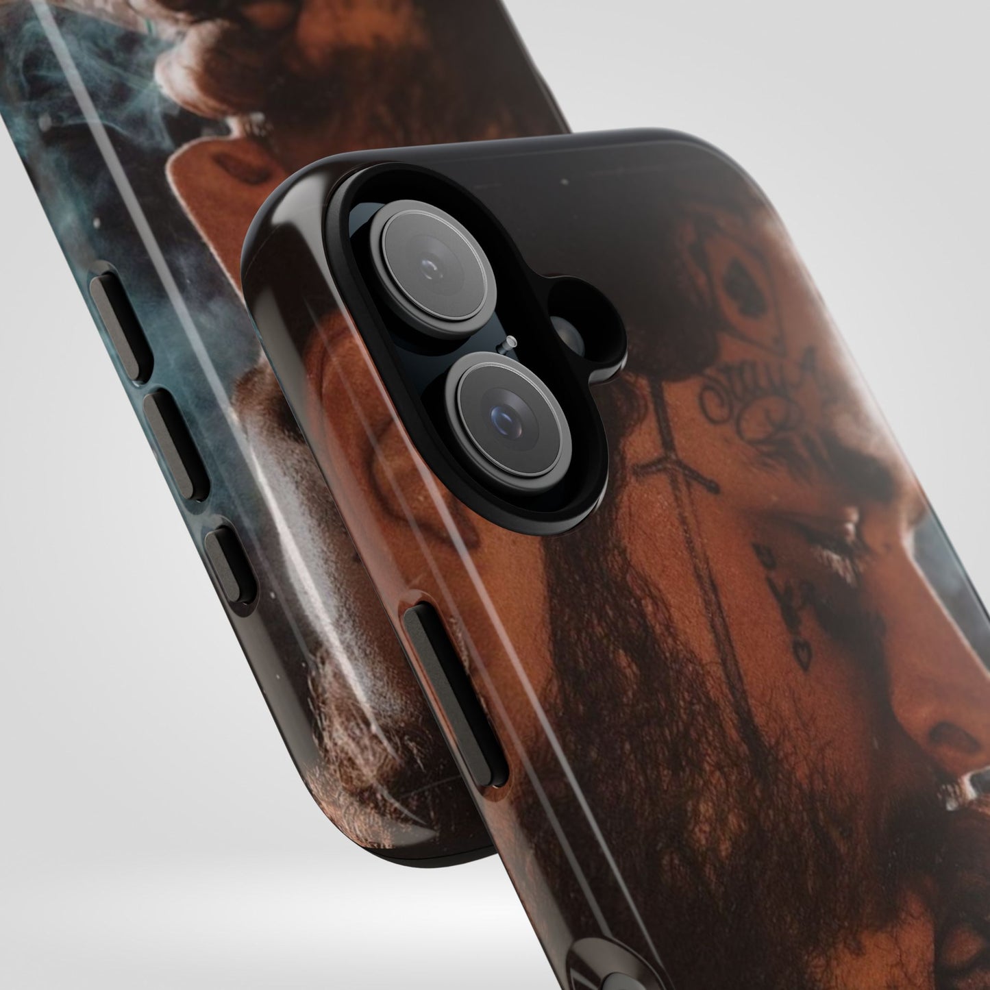 Post Malone Tough Cases for Fans - Artistic Phone Case with Smoky Vibe
