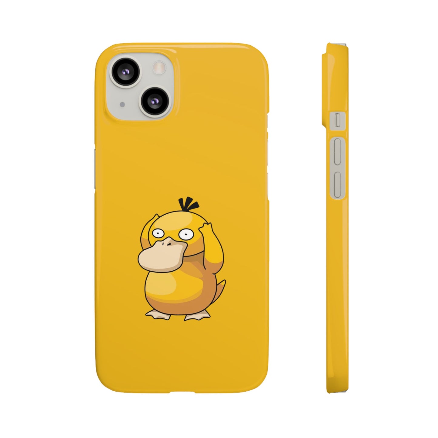 Psyduck Pokemon Snap Phone Cases, Yellow, Cartoon - iPhone, Samsung