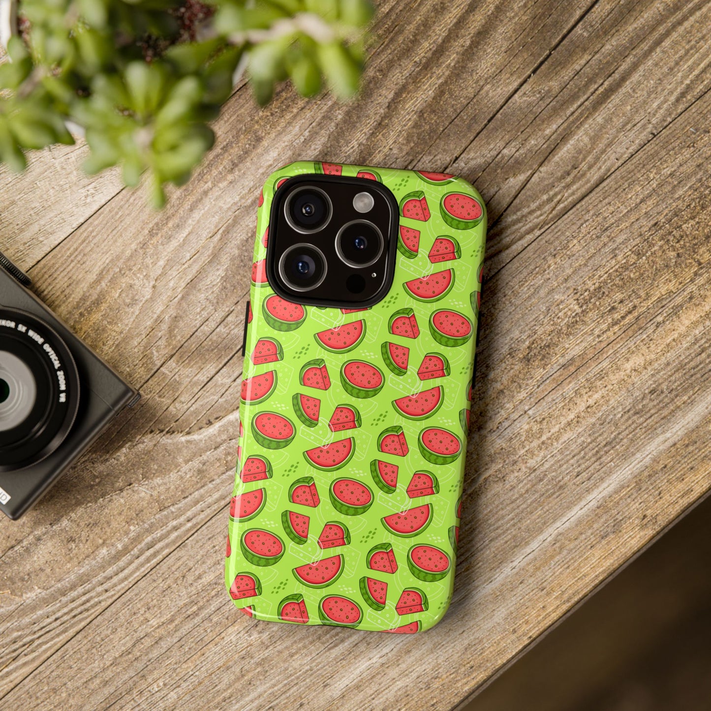 Watermelon Tough iPhone Case – Vibrant Fruit Phone Cover for Summer Vibes - Roe Creation
