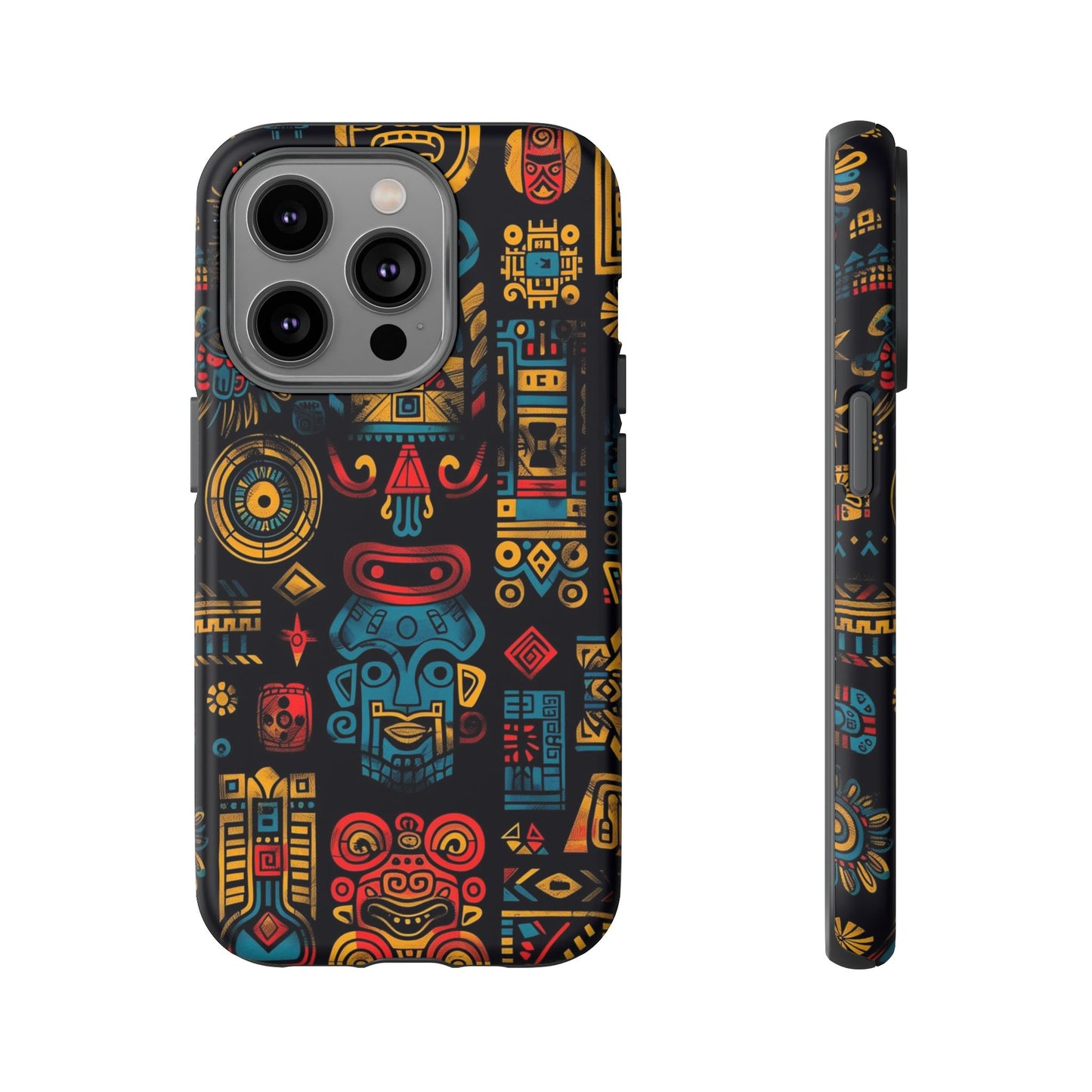 Vibrant Aztec iPhone Case - Tough Cases for Unique Style