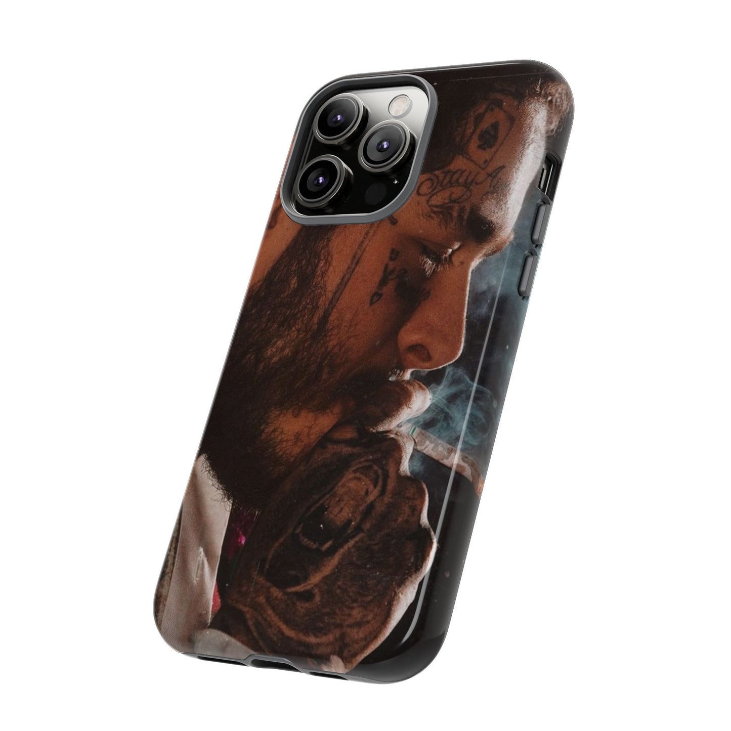 Post Malone Tough Cases for Fans - Artistic Phone Case with Smoky Vibe