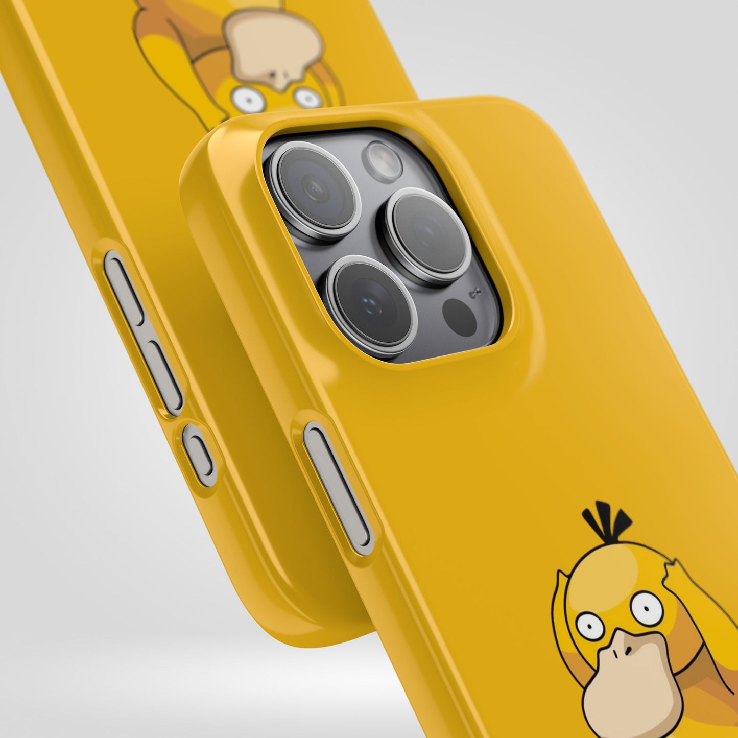 Psyduck Pokemon Snap Phone Cases, Yellow, Cartoon - iPhone, Samsung