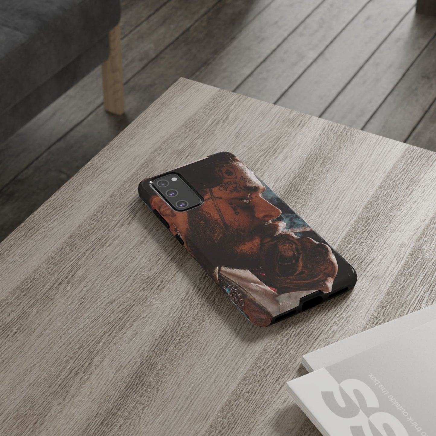 Post Malone Tough Cases for Fans - Artistic Phone Case with Smoky Vibe