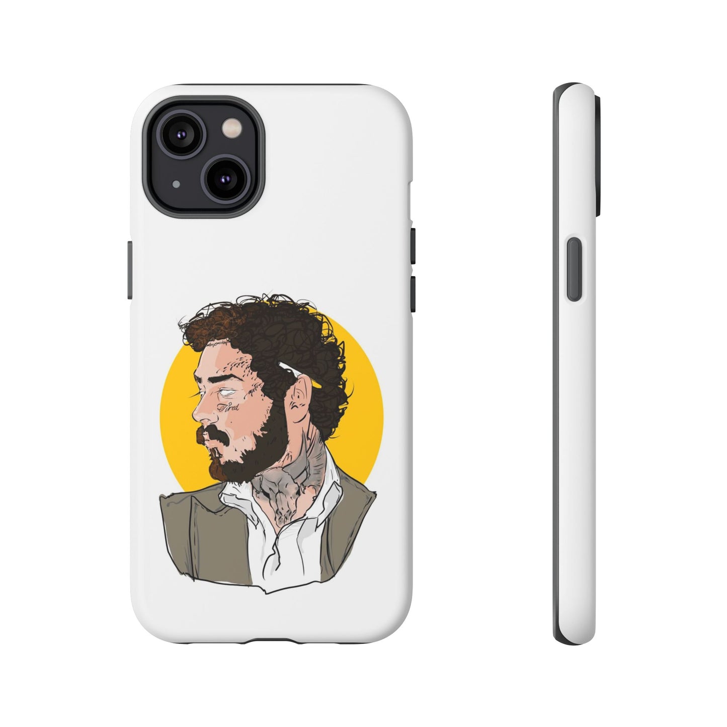 Post Malone iPhone Case - Tough Cases with Unique Illustration Design