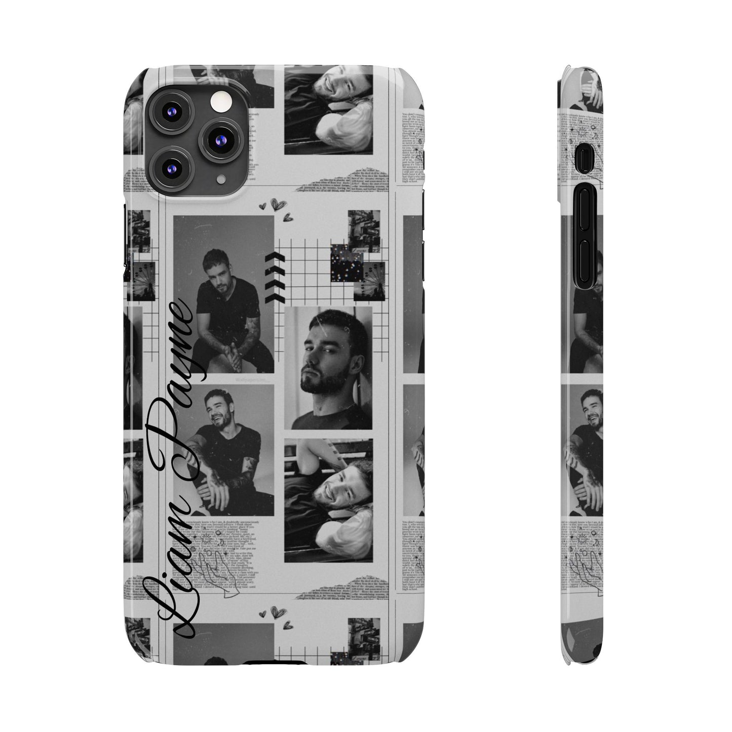 Liam Payne Slim Phone Case - Personalised Collage Design
