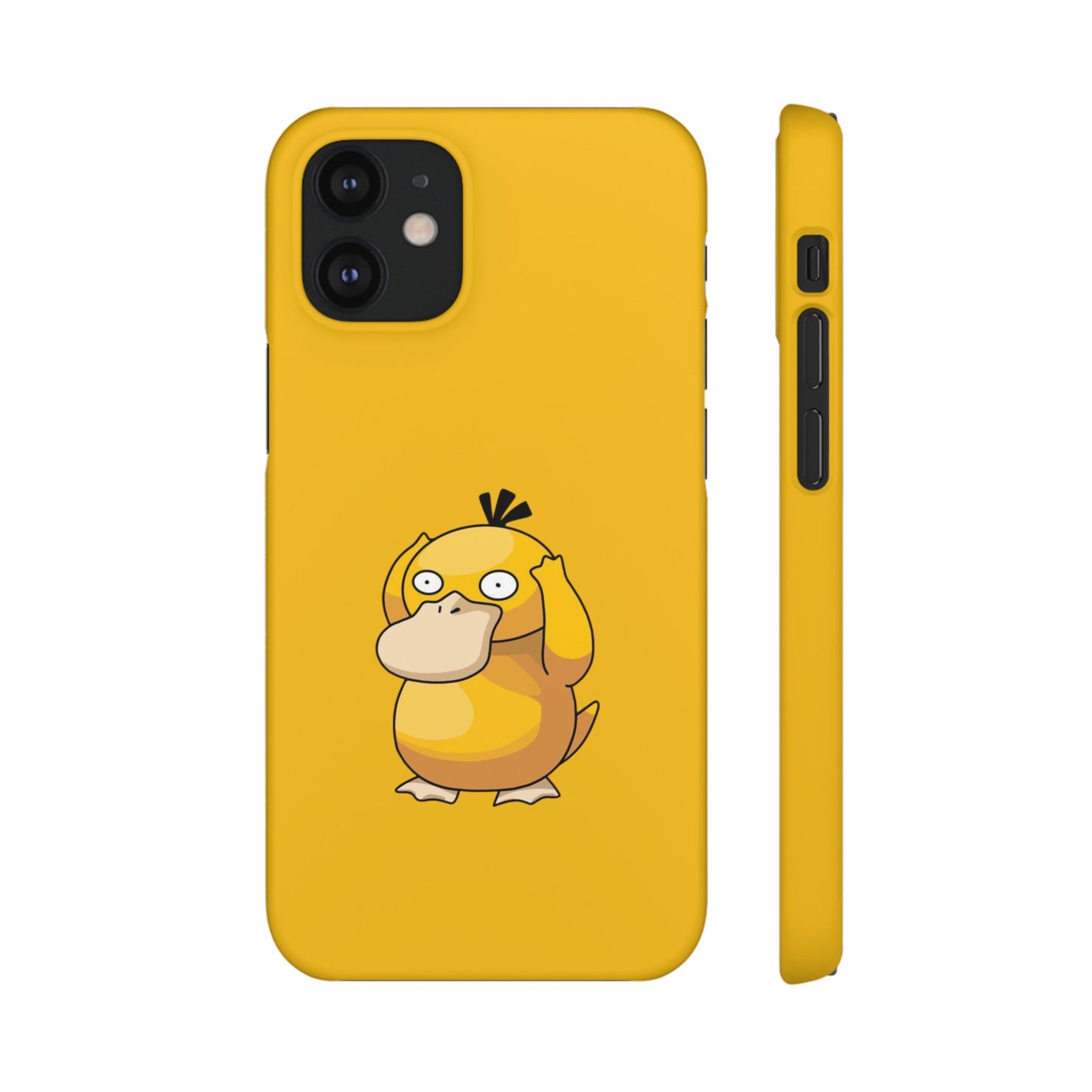 Psyduck Pokemon Snap Phone Cases, Yellow, Cartoon - iPhone, Samsung