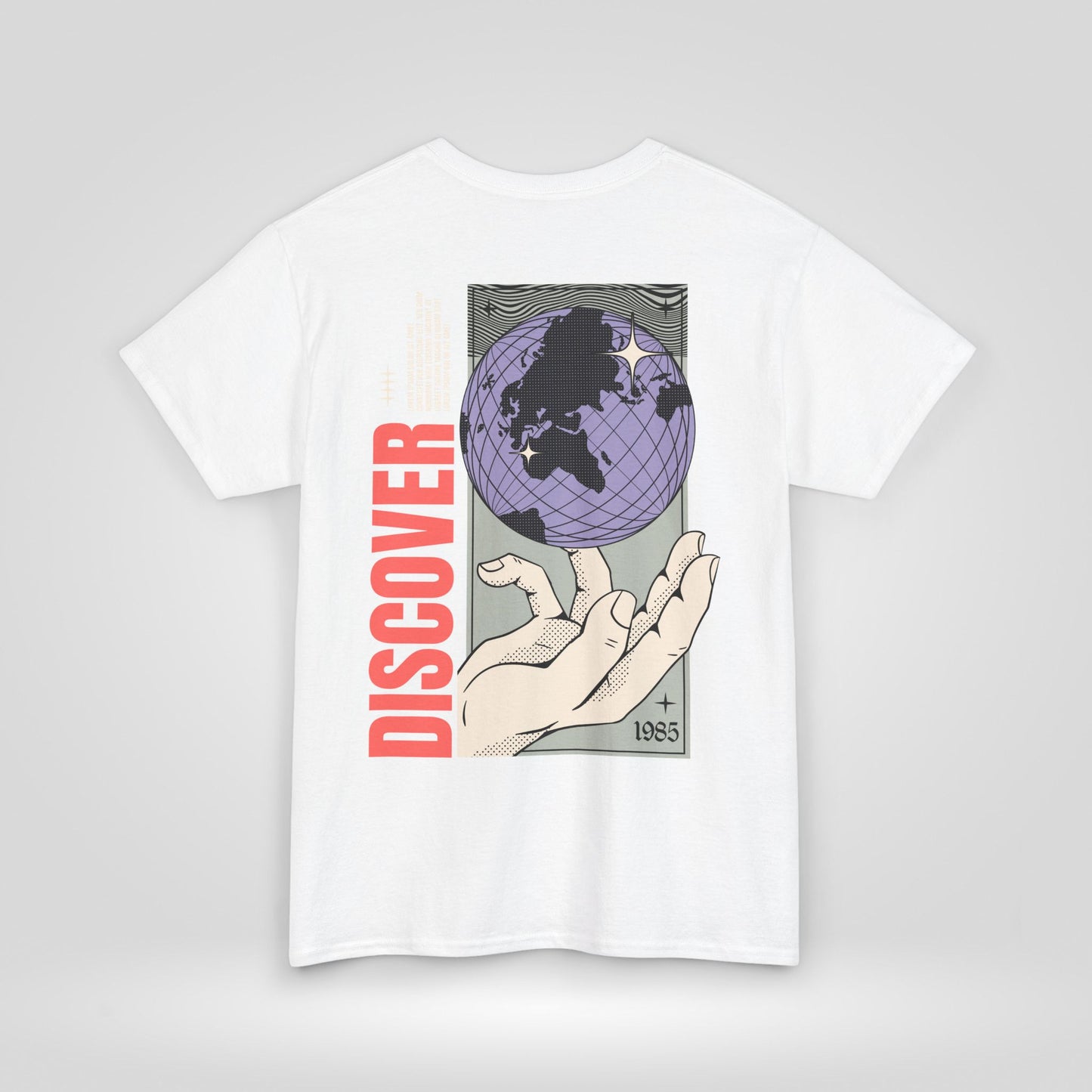 Discover Unisex Heavy Cotton Tee - Inspirational Global Design