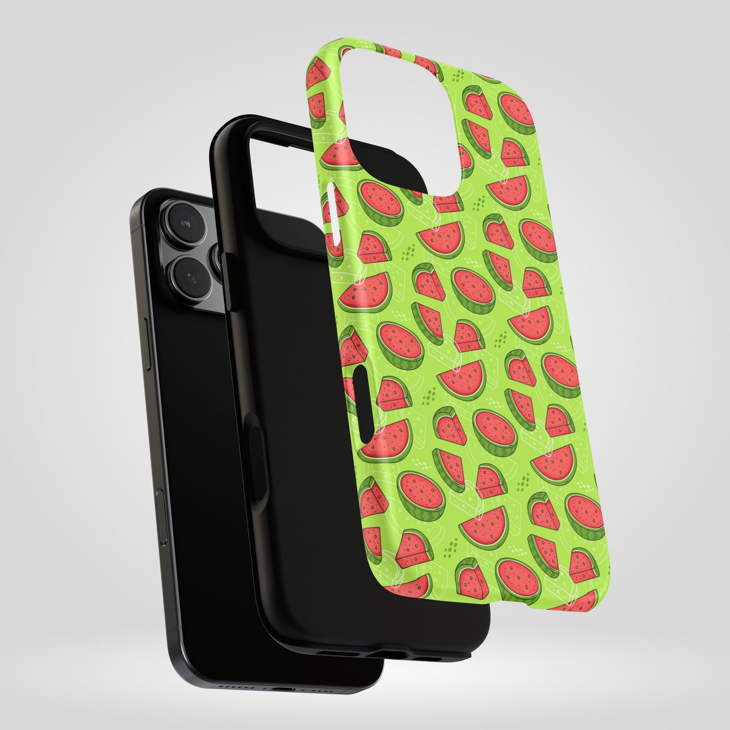Watermelon Tough iPhone Case – Vibrant Fruit Phone Cover for Summer Vibes - Roe Creation