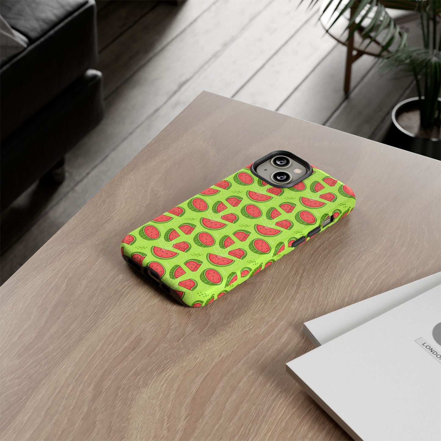 Watermelon Tough iPhone Case – Vibrant Fruit Phone Cover for Summer Vibes - Roe Creation