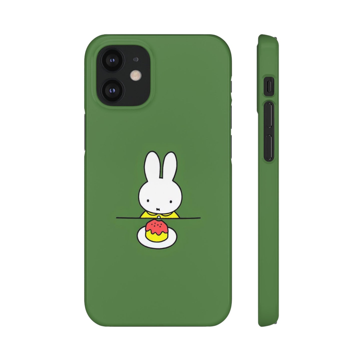 Miffy Phone Case, Snap Case, Green Miffy - iPhone, Samsung