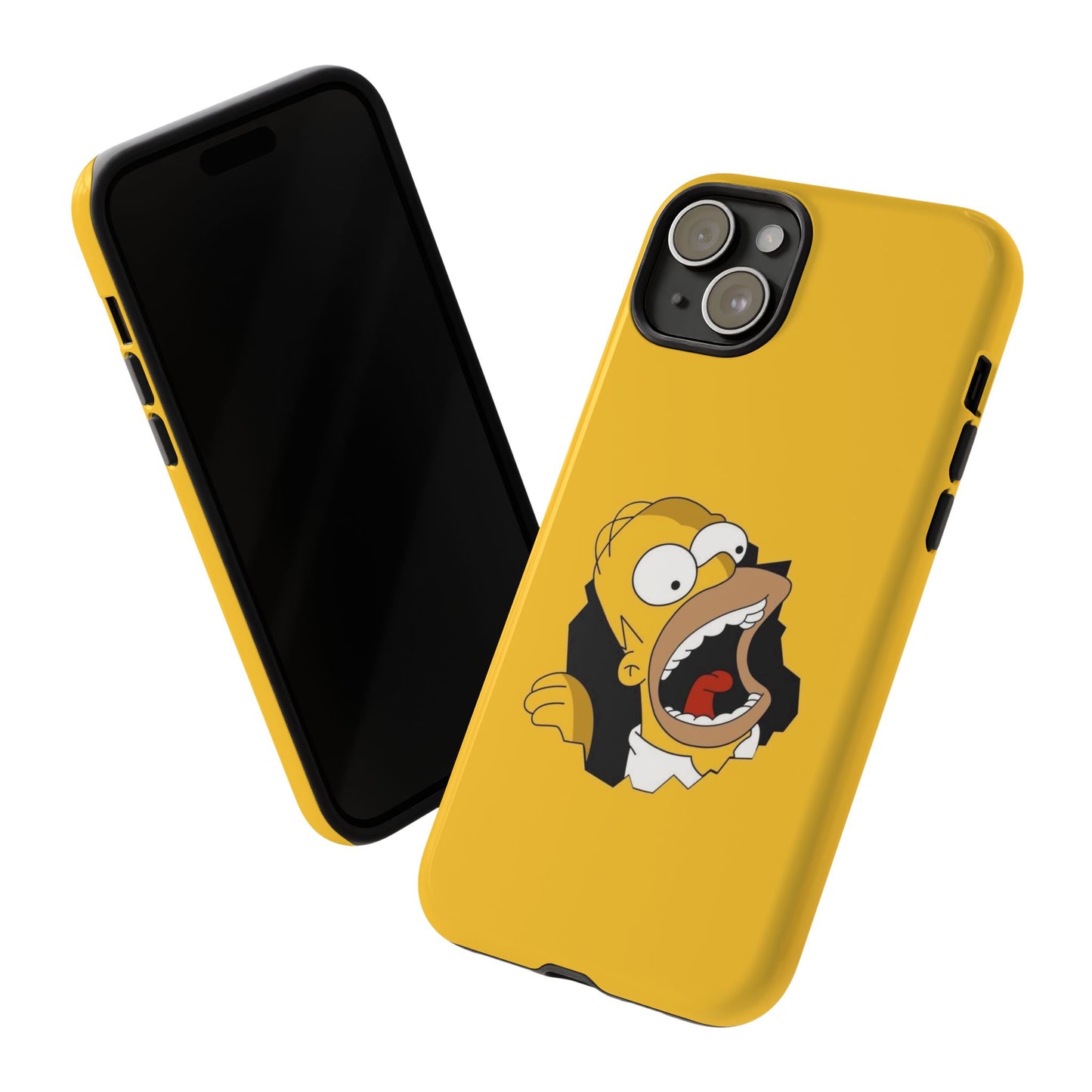 Homer Simpson Phone Case - Tough & Stylish Yellow Case for Fans