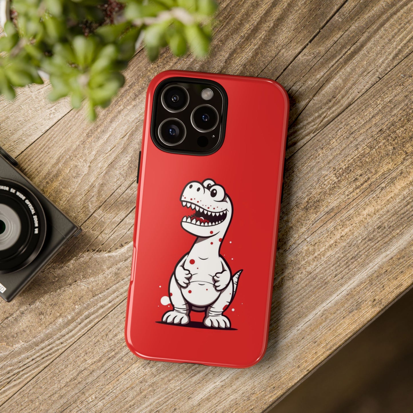 Funny Dinosaur Phone Case - Tough Cases for Kids & Dino Lovers