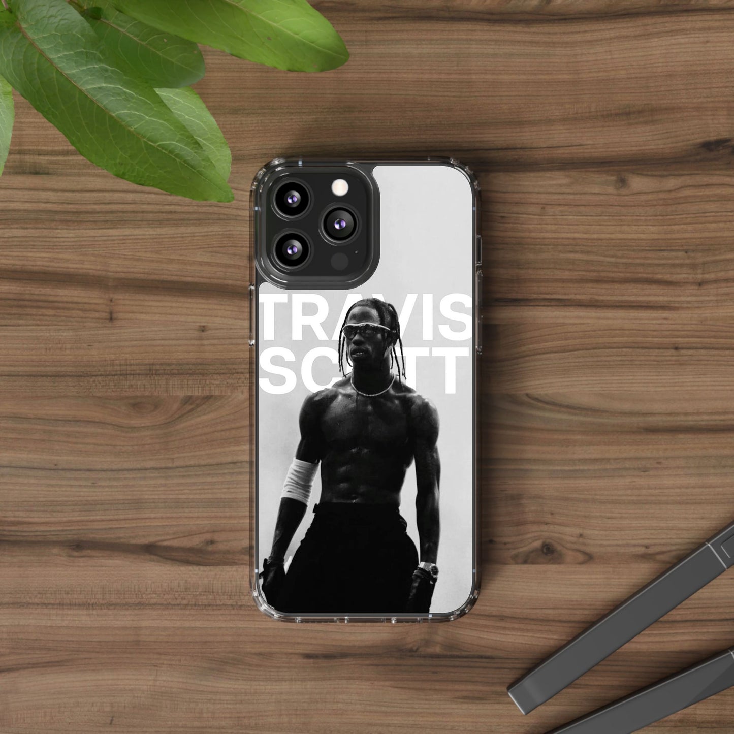 Travis Scott Clear Phone Case - Sleek Design for Music Lovers