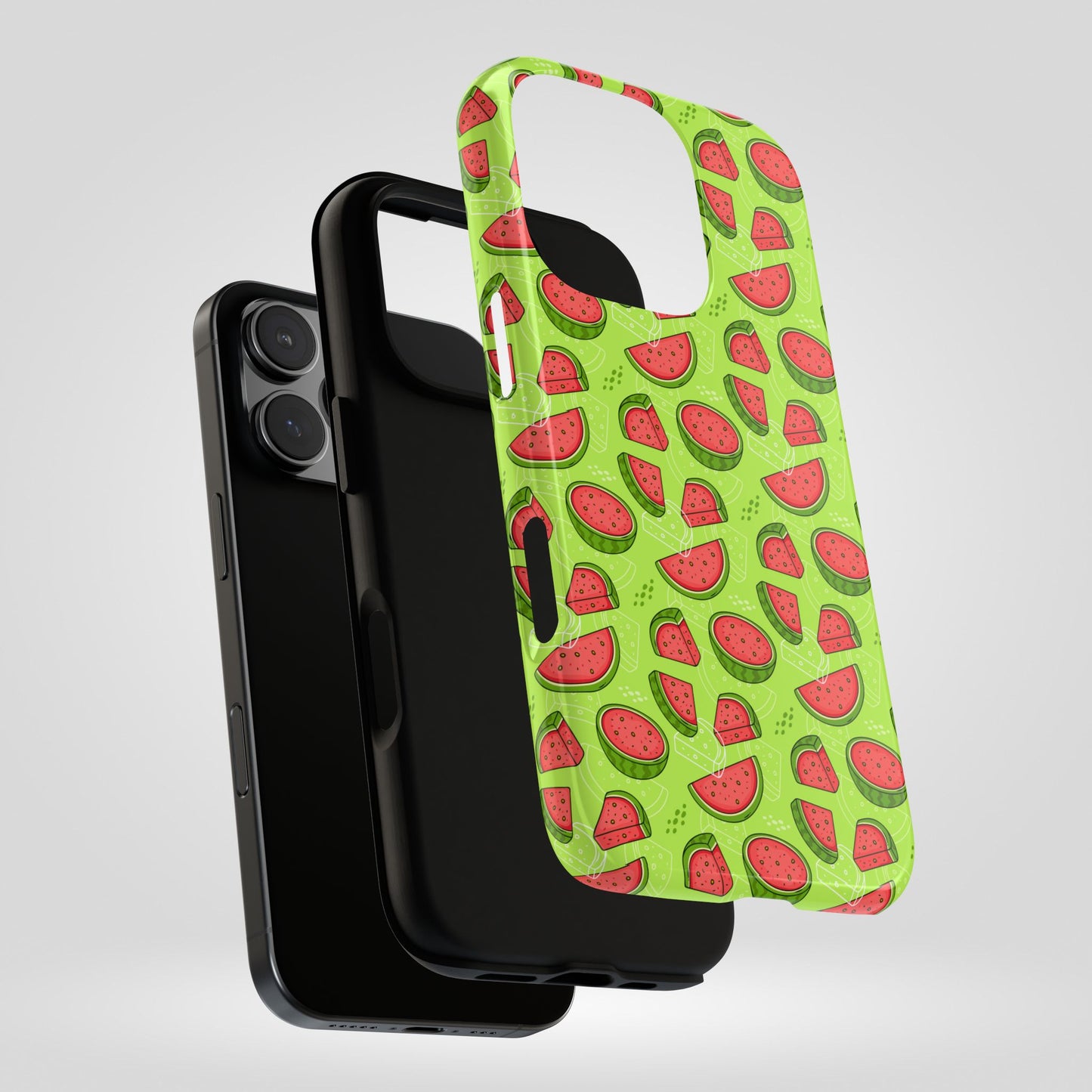Watermelon Tough iPhone Case – Vibrant Fruit Phone Cover for Summer Vibes - Roe Creation