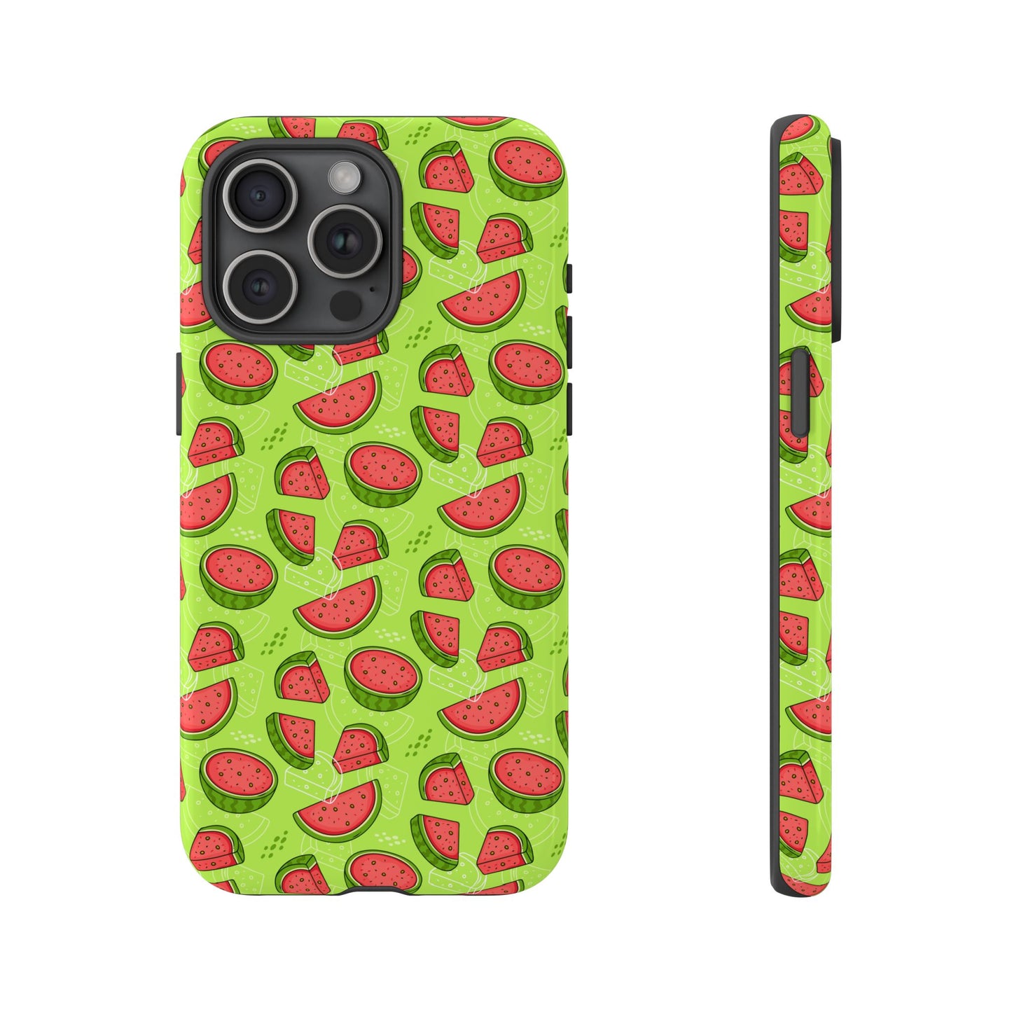Watermelon Tough iPhone Case – Vibrant Fruit Phone Cover for Summer Vibes - Roe Creation