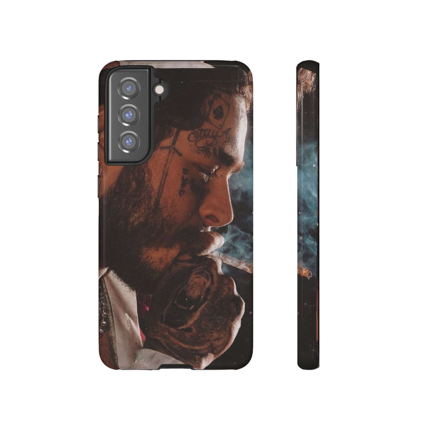 Post Malone Tough Cases for Fans - Artistic Phone Case with Smoky Vibe