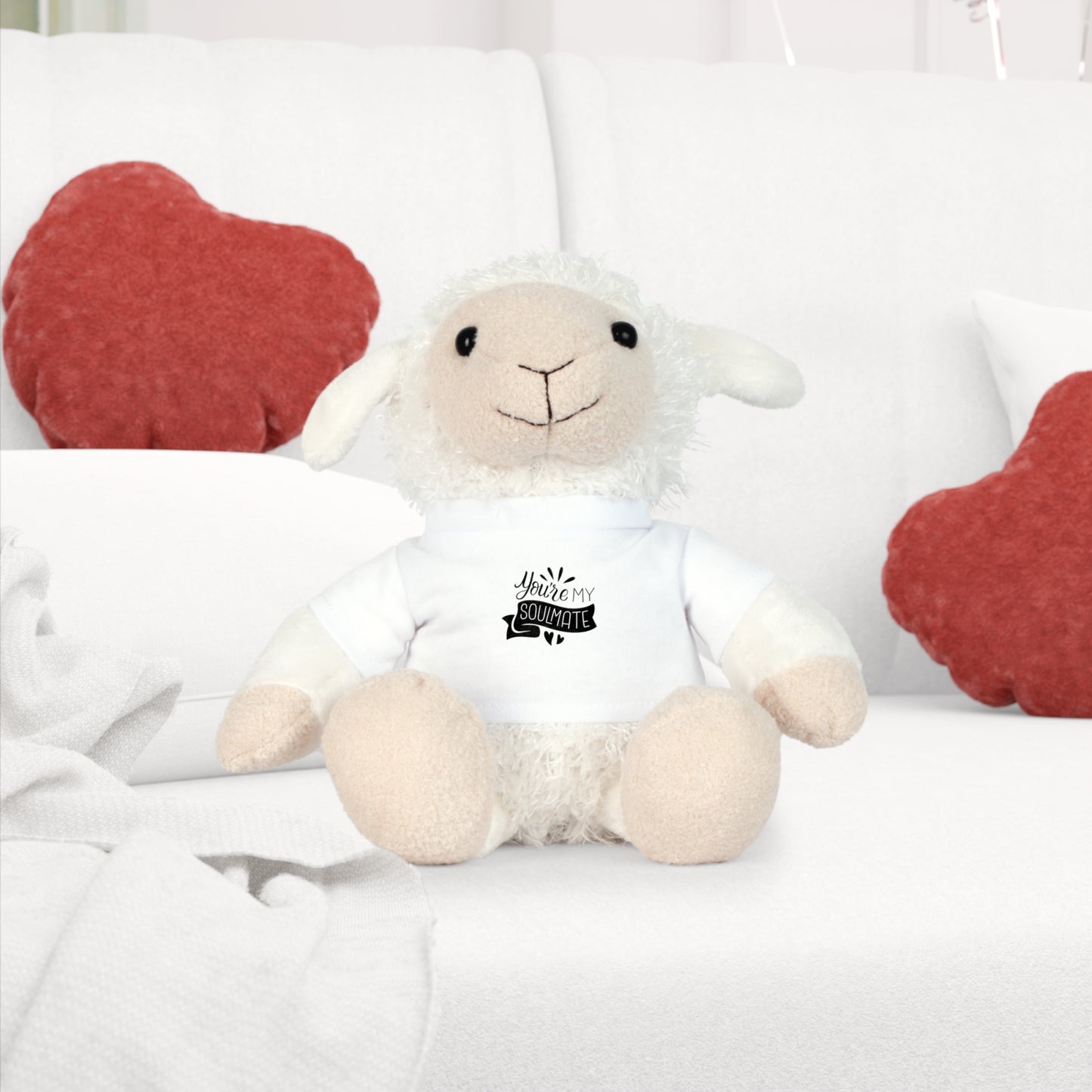 You Are My Soulmate Plush Toy with Cute T-Shirt | Perfect Gift for Romantic Occasions