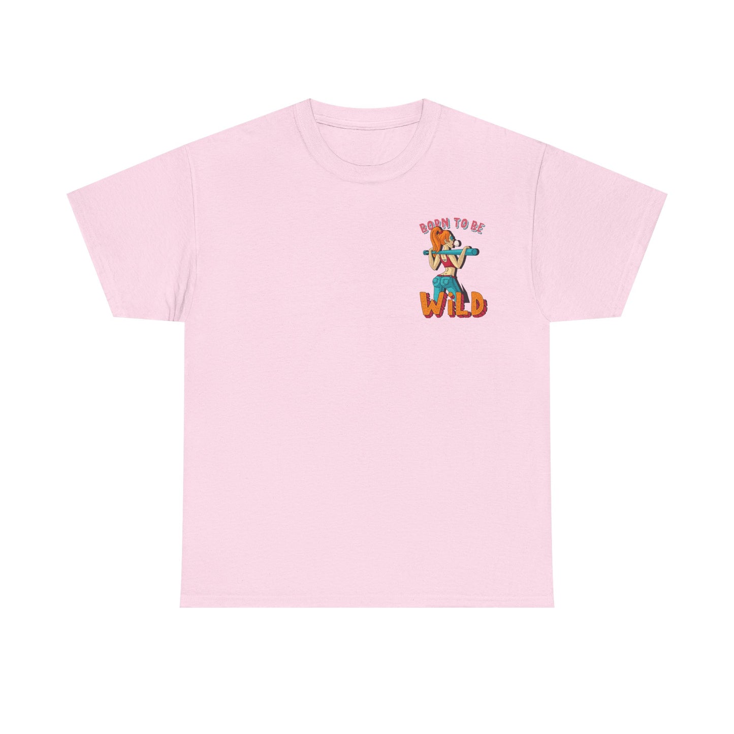 Born to Be Wild Unisex Heavy Cotton Tee, Fun Graphic Shirt, Adventure Tee, Gift for Nature Lovers, Casual Wear, Festival Top, Summer Fashion - Roe Creation