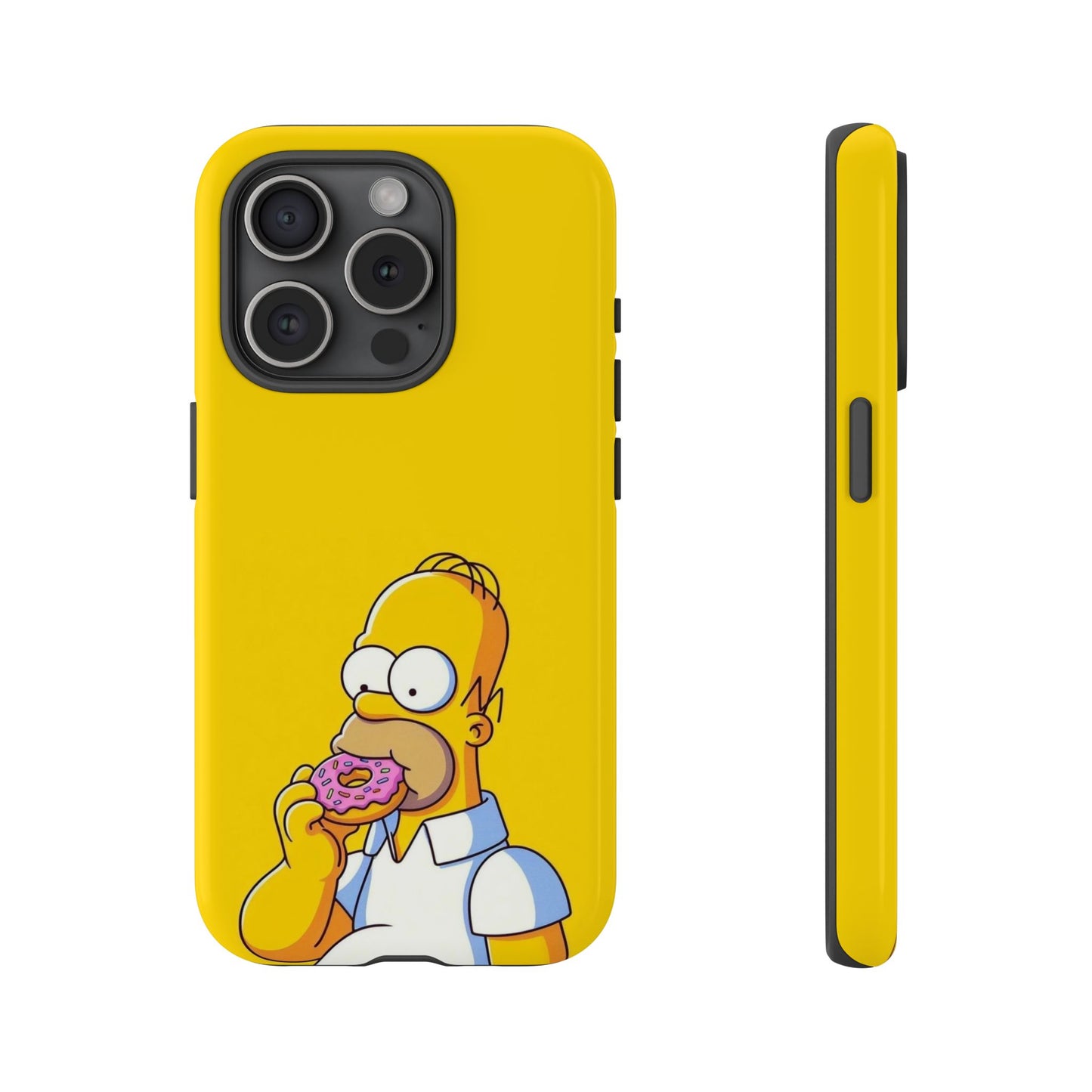 Homer Simpson Phone Case - iPhone, Samsung, Unique Protection for Fans, Cartoon Phone Cover, Gift for Simpsons Lovers, Durable Tough Case