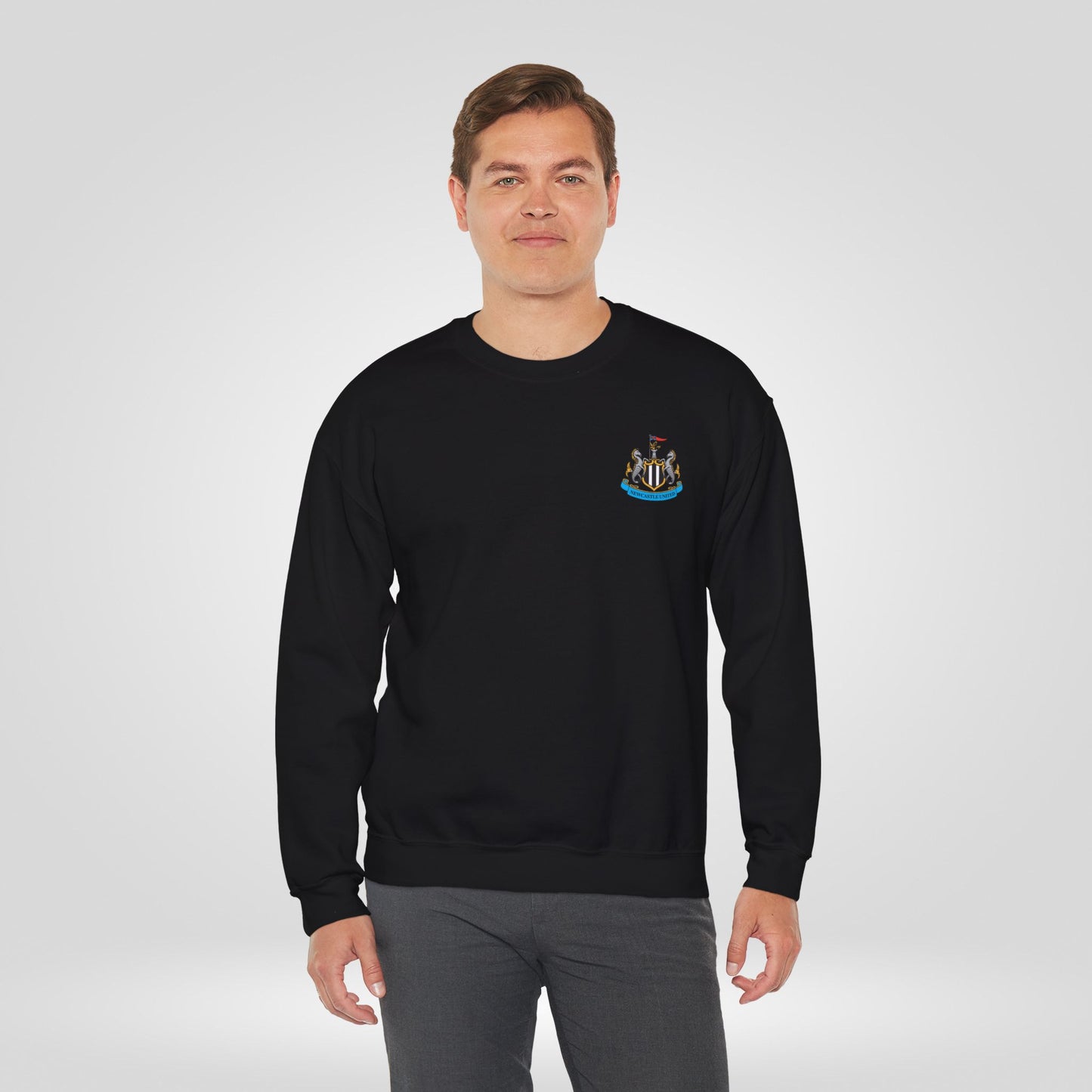 Newcastle United Logo Minimal Unisex Crewneck Sweatshirt - Roe Creation