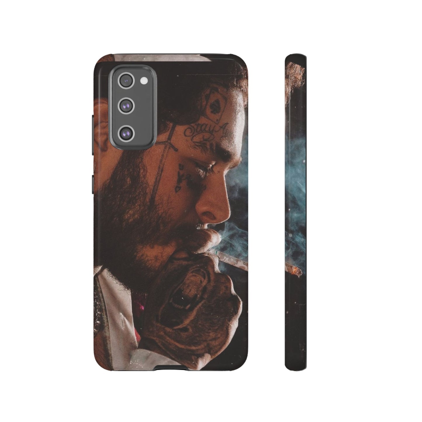 Post Malone Tough Cases for Fans - Artistic Phone Case with Smoky Vibe