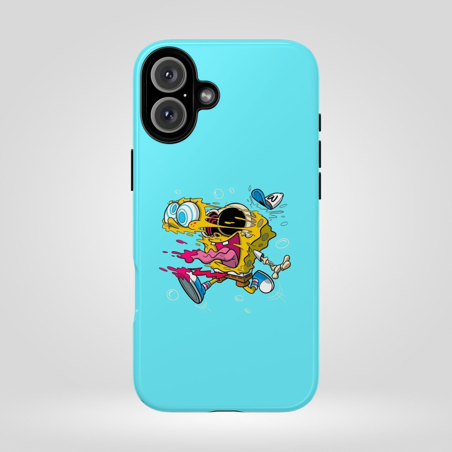 Funny SpongeBob Tough iPhone Case – Cartoon Vibes for Kids & Adults