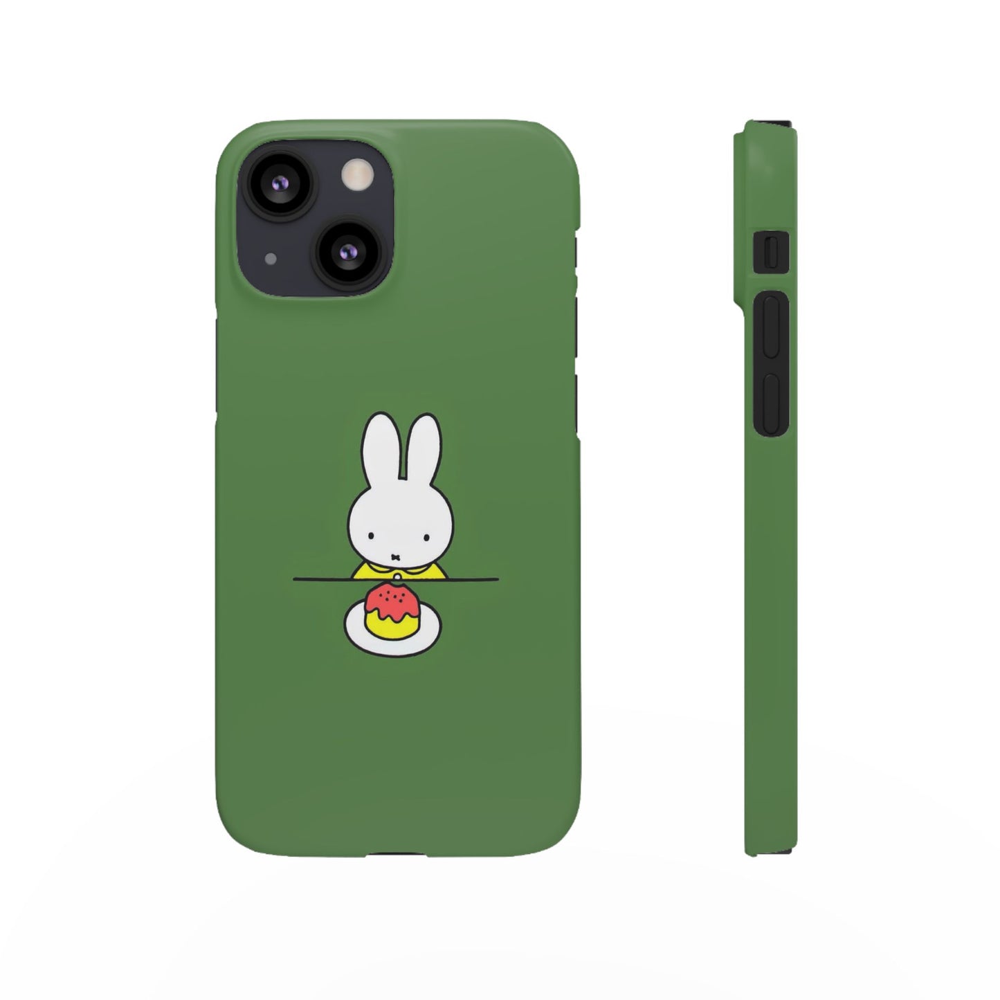 Miffy Phone Case, Snap Case, Green Miffy - iPhone, Samsung