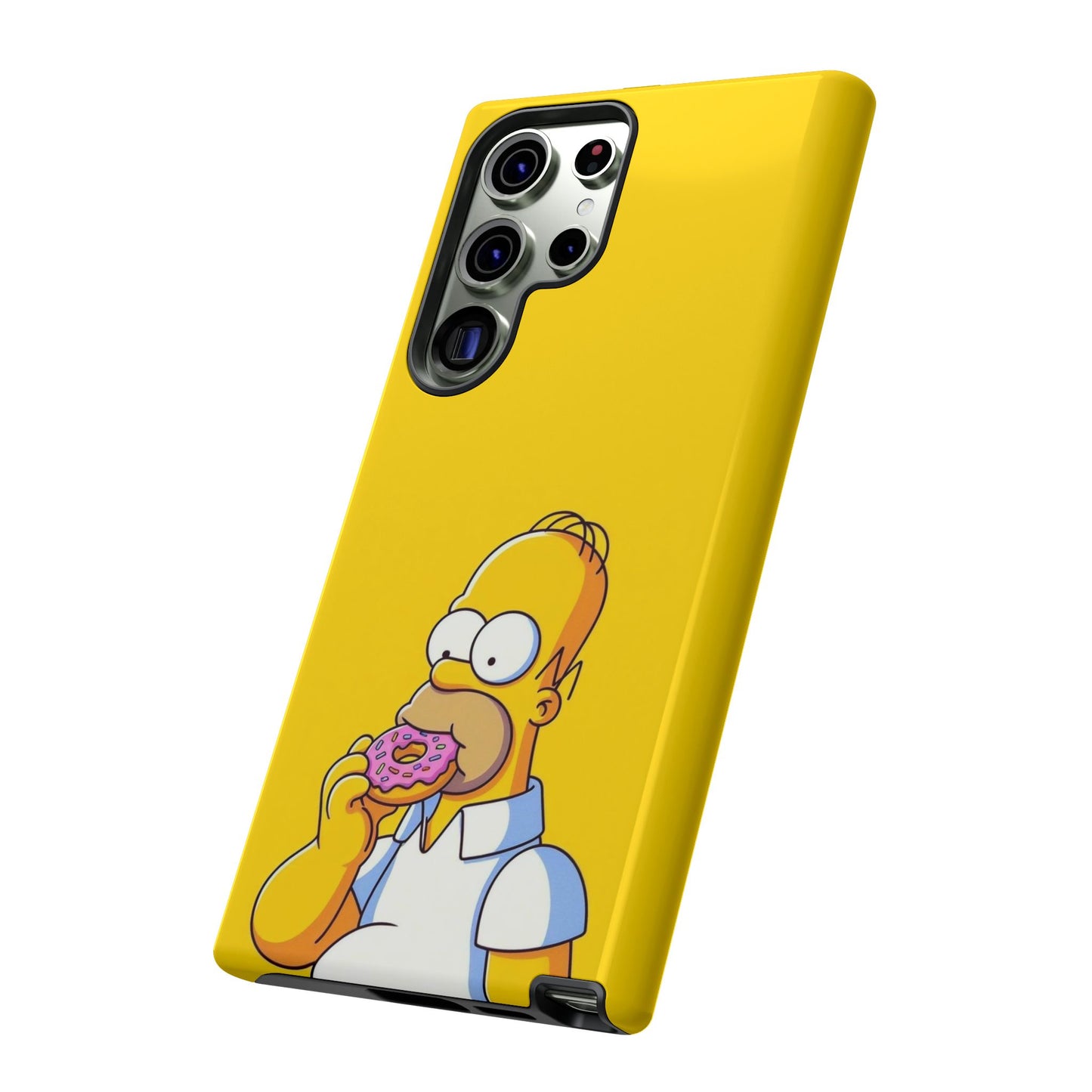 Homer Simpson Phone Case - iPhone, Samsung, Unique Protection for Fans, Cartoon Phone Cover, Gift for Simpsons Lovers, Durable Tough Case