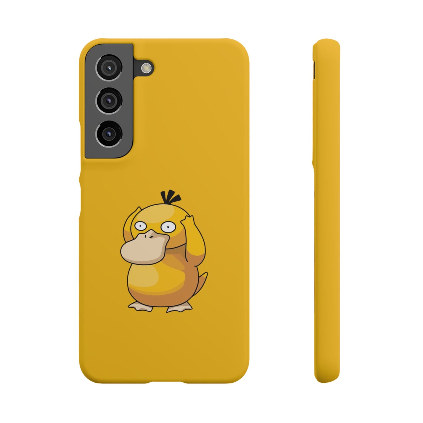 Psyduck Pokemon Snap Phone Cases, Yellow, Cartoon - iPhone, Samsung