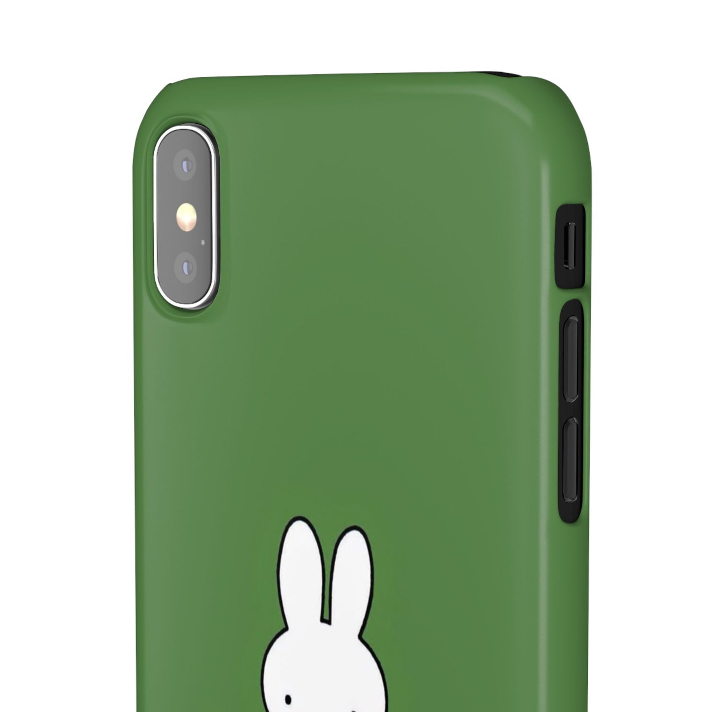 Miffy Phone Case, Snap Case, Green Miffy - iPhone, Samsung