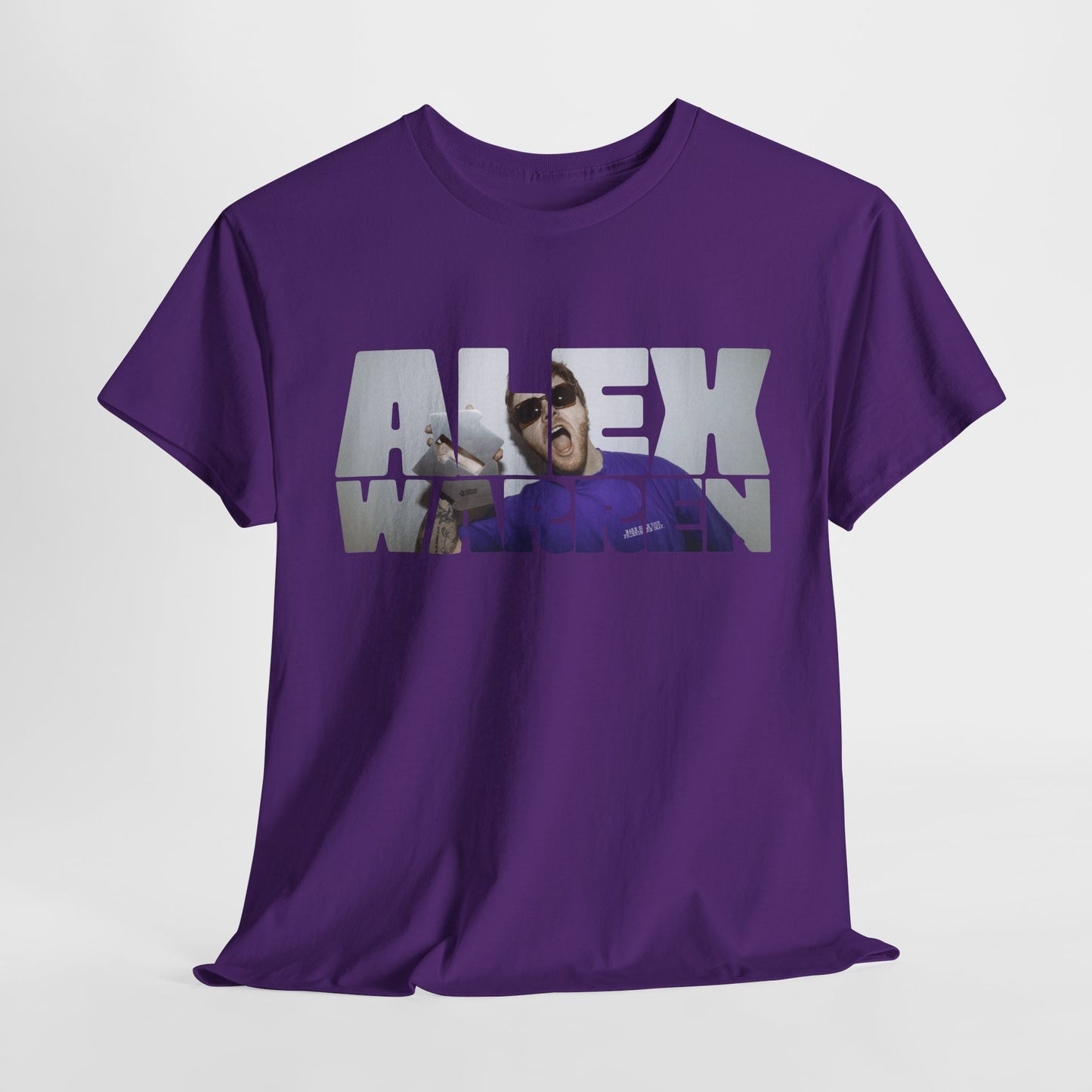 Alex Warren Unisex Heavy Cotton Tee - Casual Graphic Tee for Fans