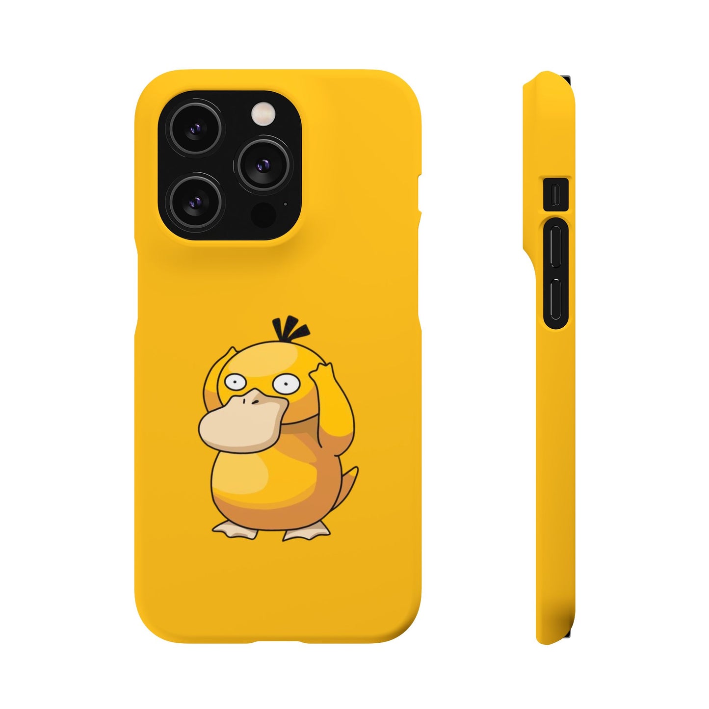 Psyduck Pokemon Snap Phone Cases, Yellow, Cartoon - iPhone, Samsung