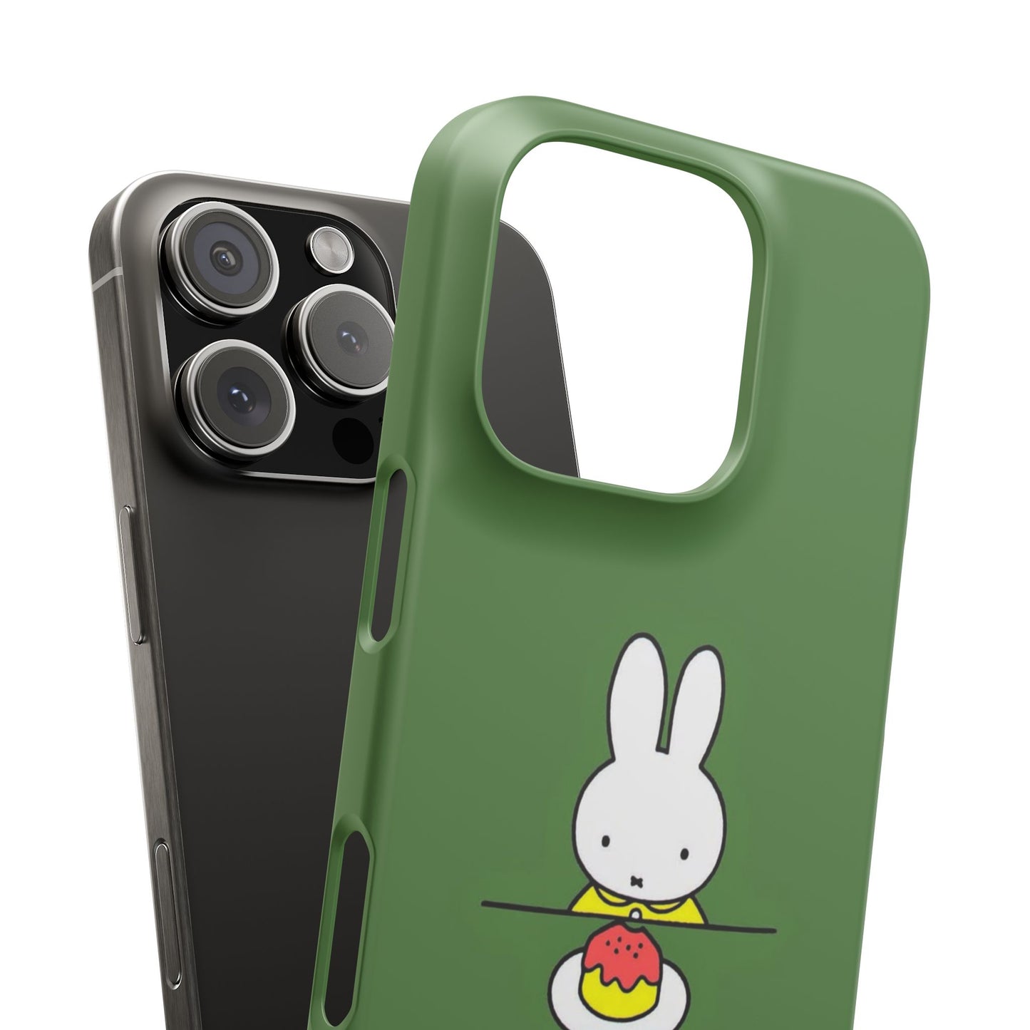 Miffy Phone Case, Snap Case, Green Miffy - iPhone, Samsung