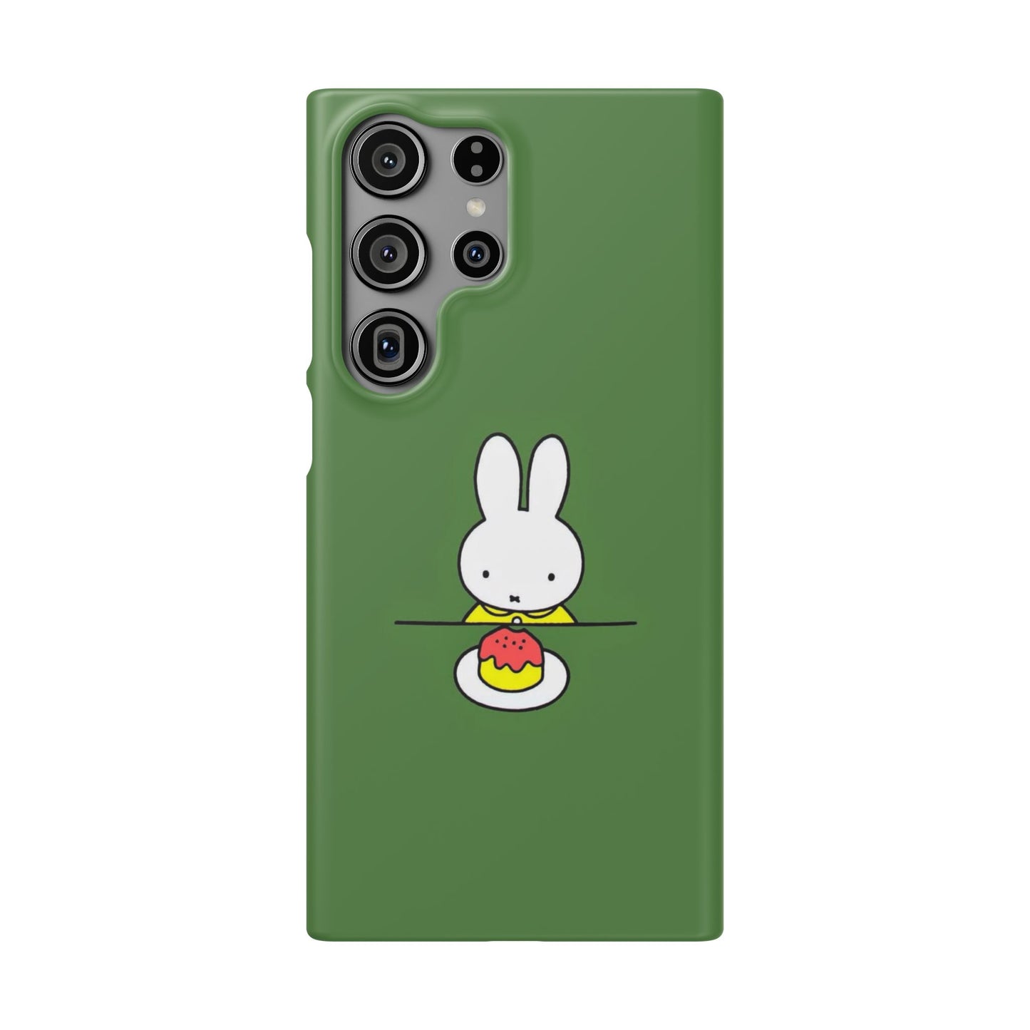 Miffy Phone Case, Snap Case, Green Miffy - iPhone, Samsung
