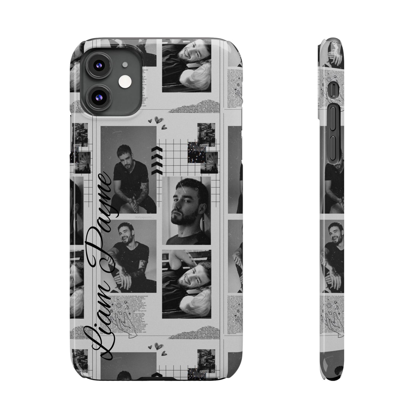Liam Payne Slim Phone Case - Personalised Collage Design